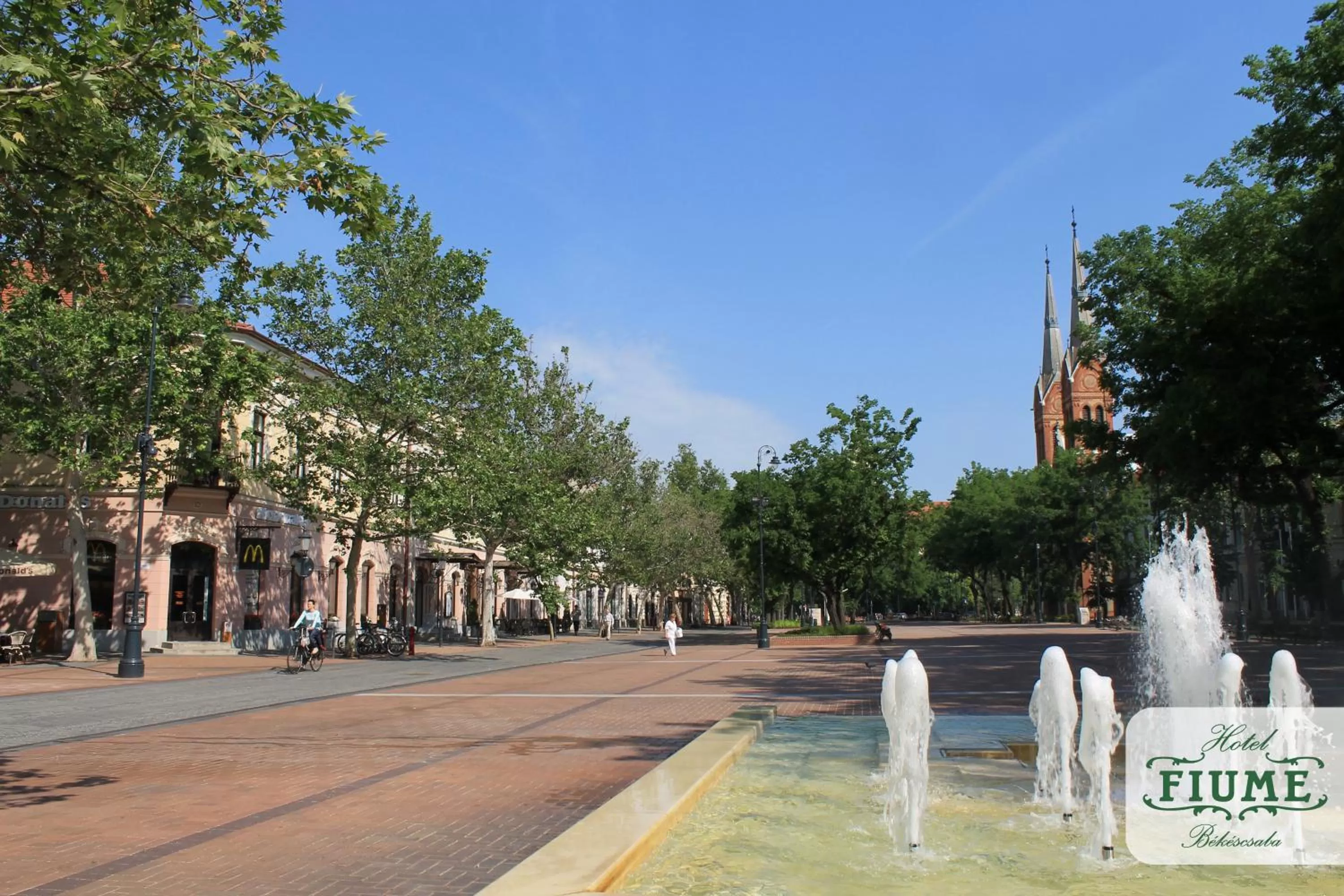 Street view in Fiume Hotel