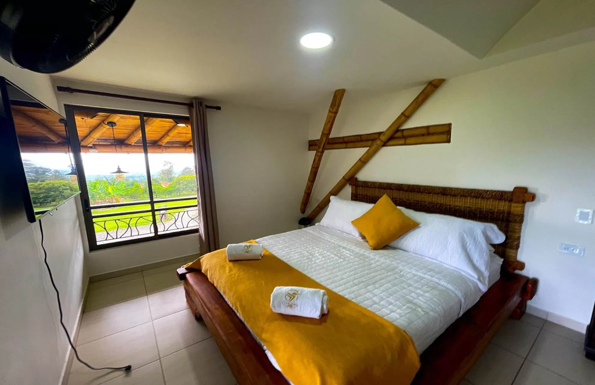 Bed in La Victoria Hotel Campestre