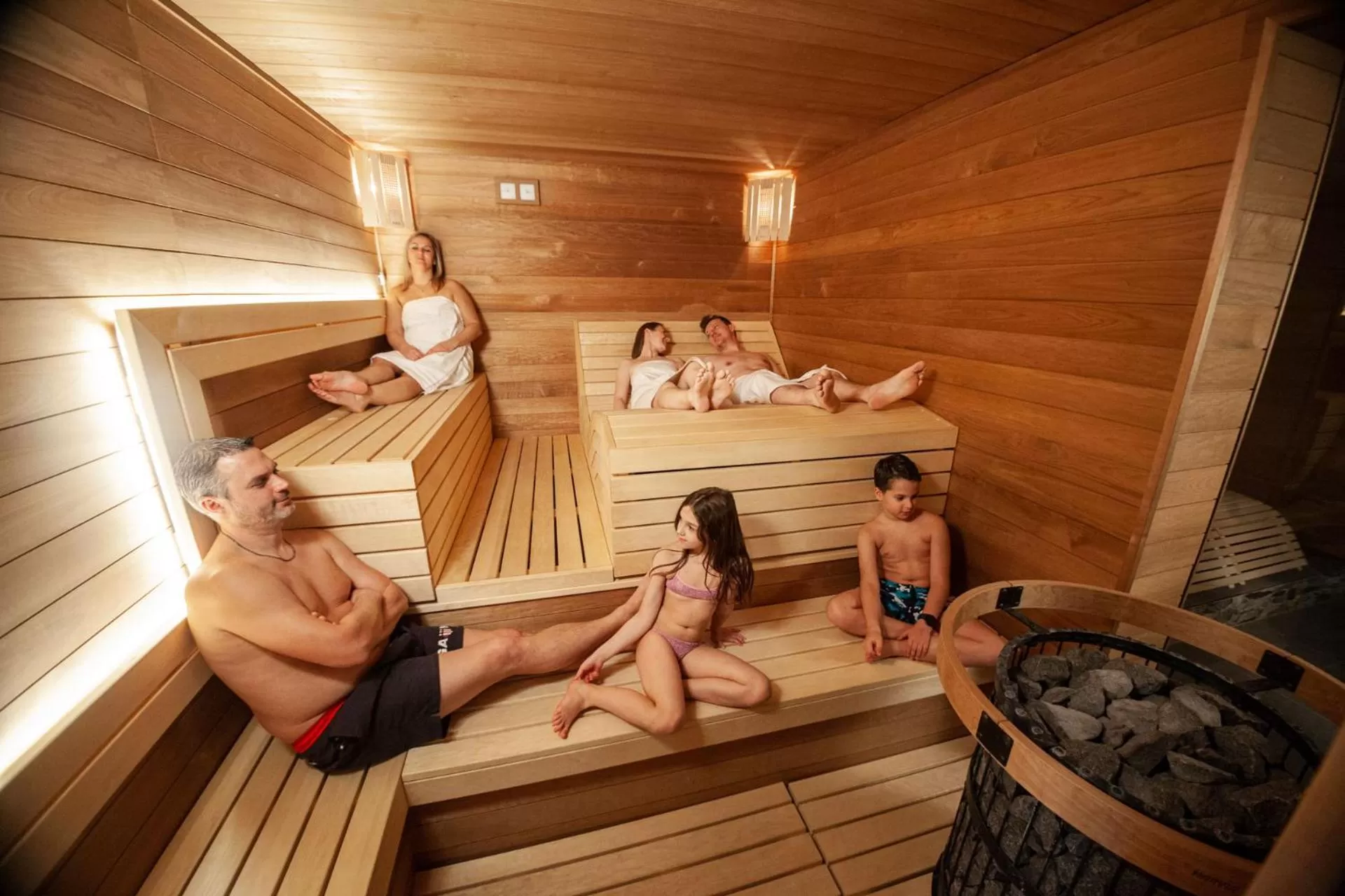 Sauna in Hotel Kras