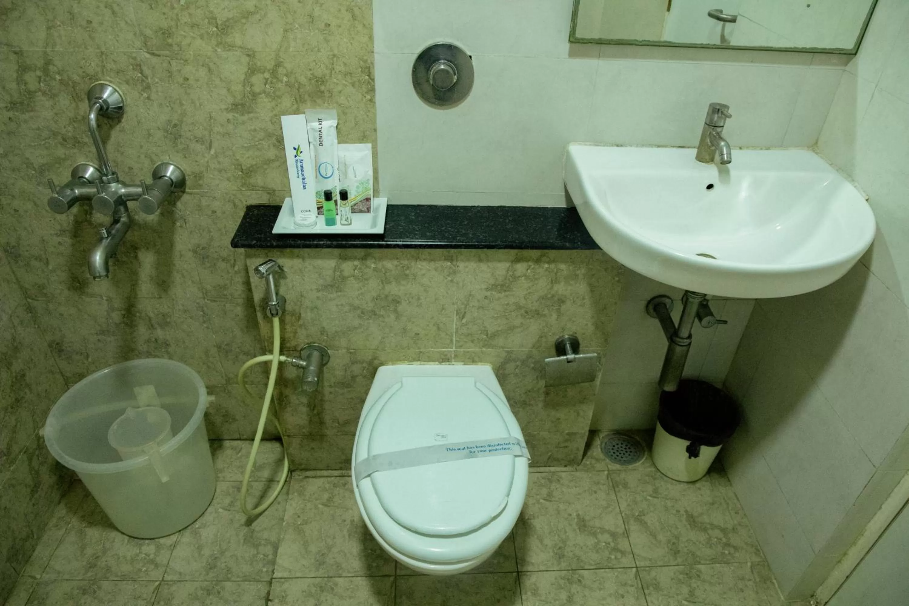 Bathroom in Arunaachalaa Resiidency