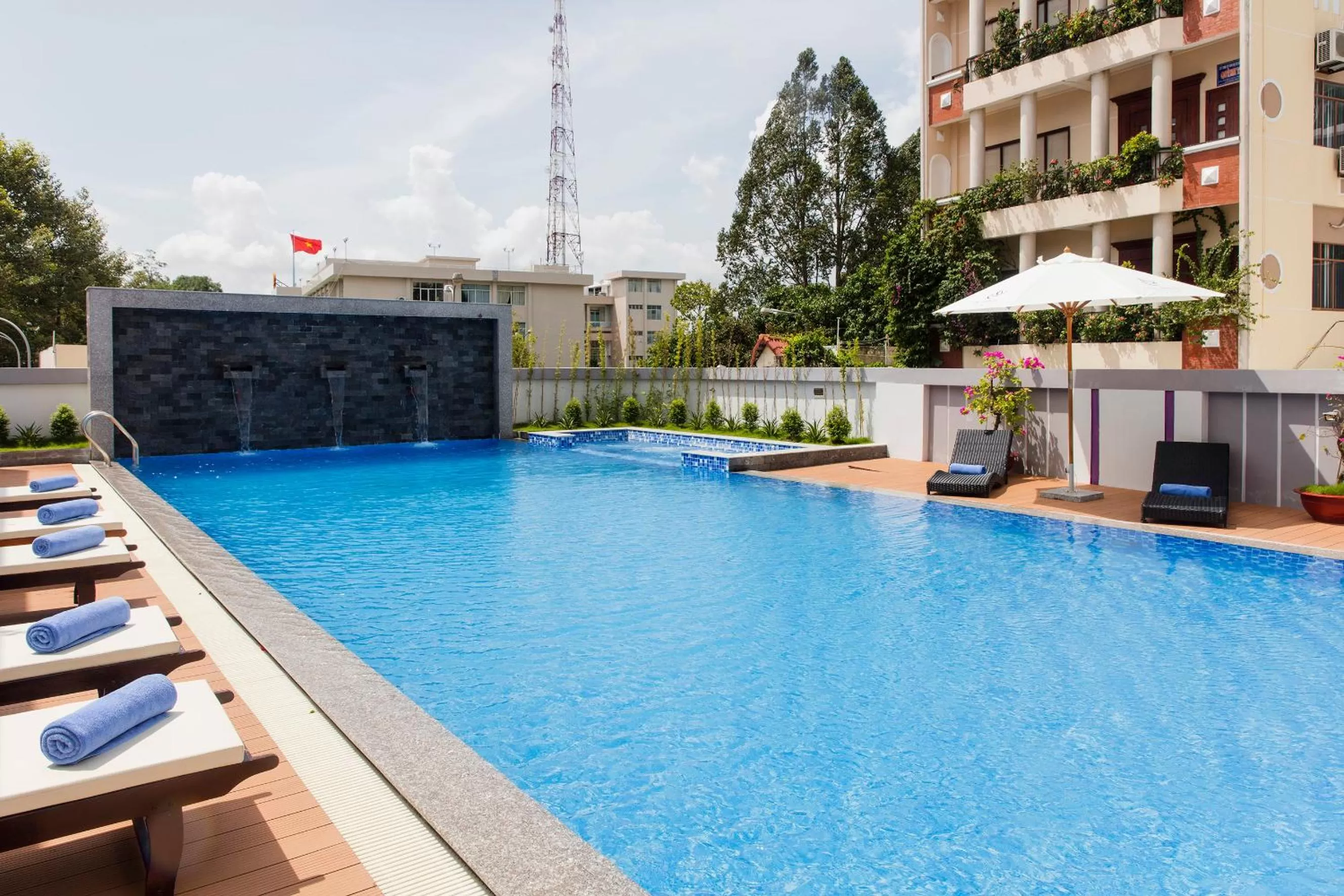 Swimming pool in TTC Hotel Can Tho