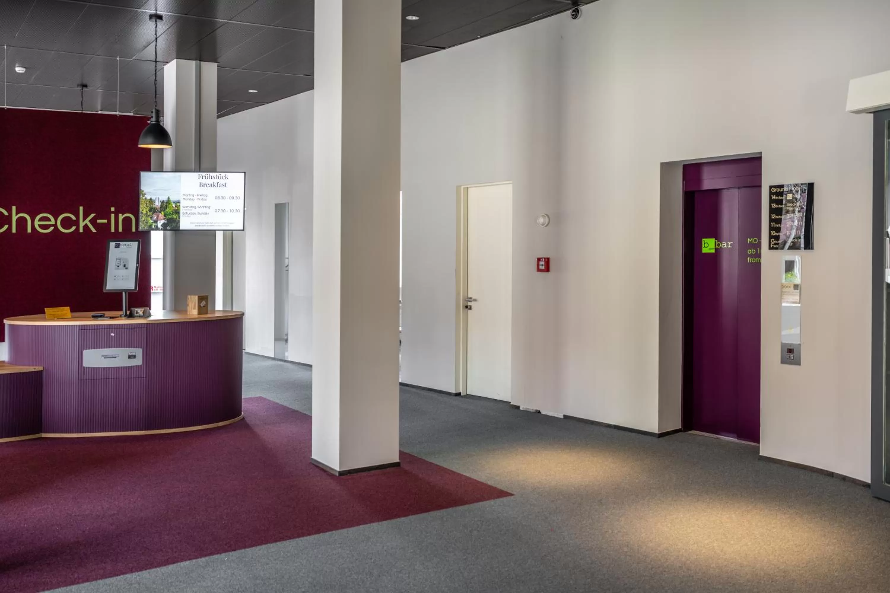 Lobby or reception in b-smart hotel Menziken