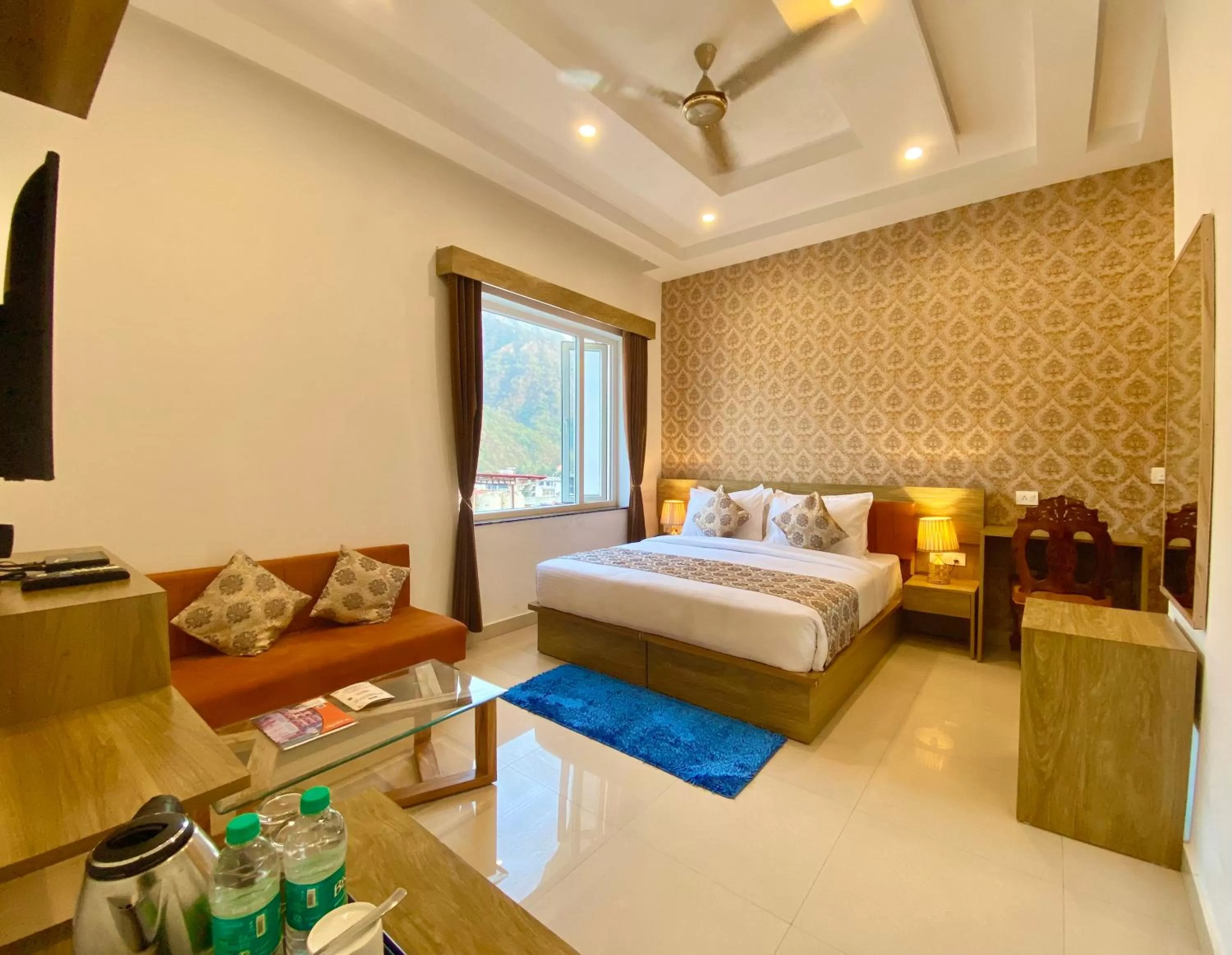 Bed in Arogyadham Wellness Retreat