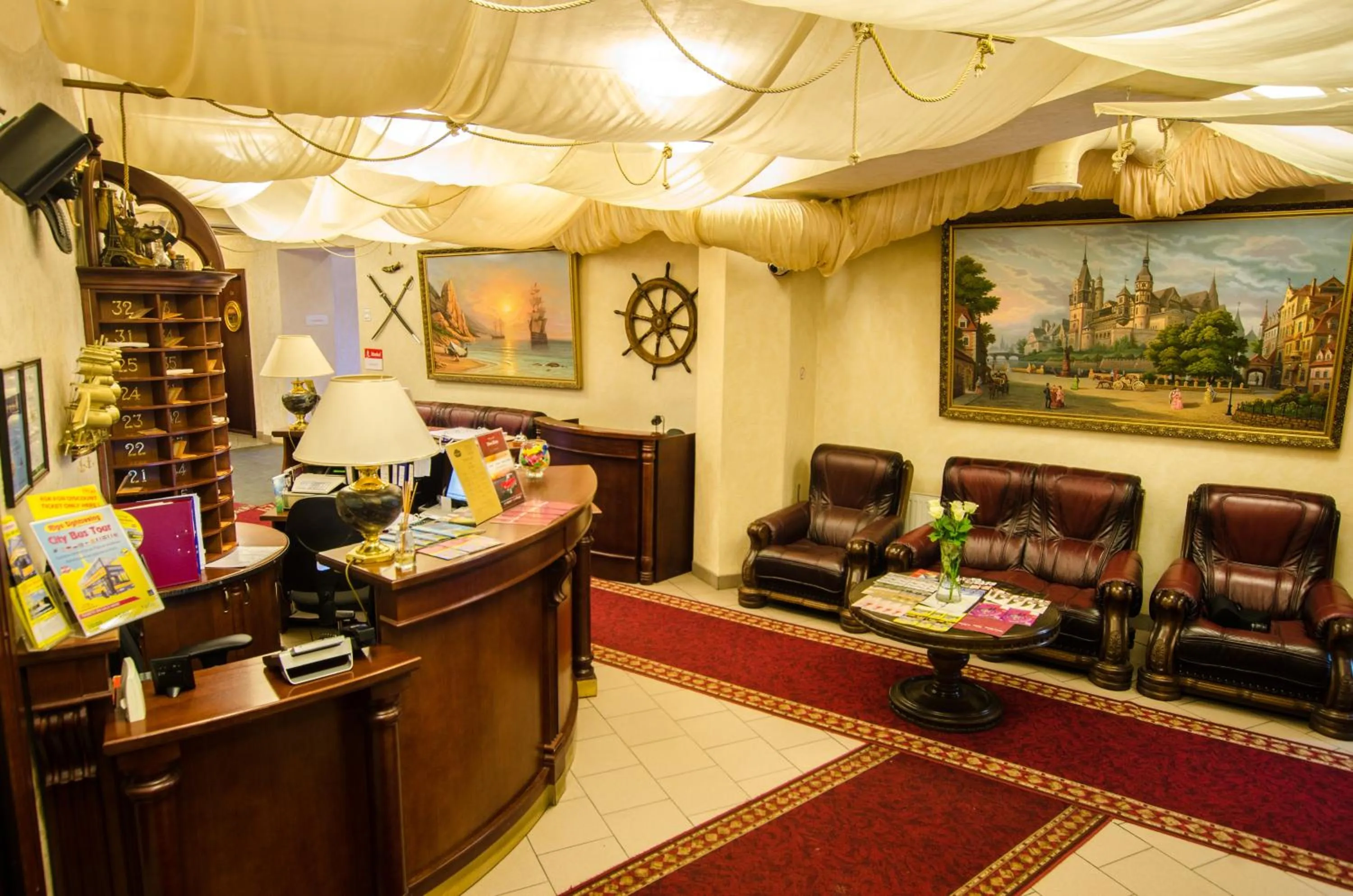 Lobby or reception in Boutique Hotel Monte Kristo