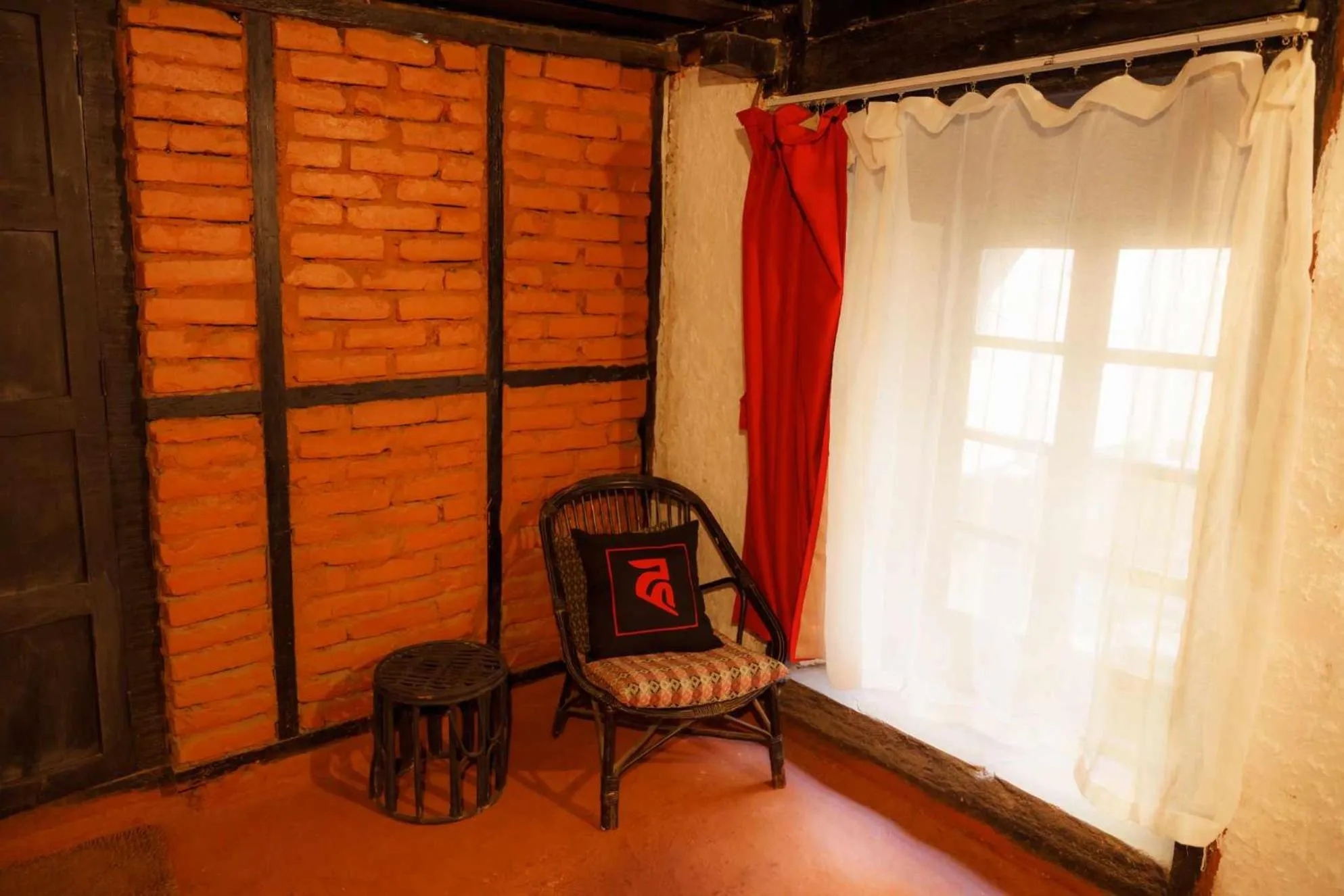 Seating area in Hira Guest House