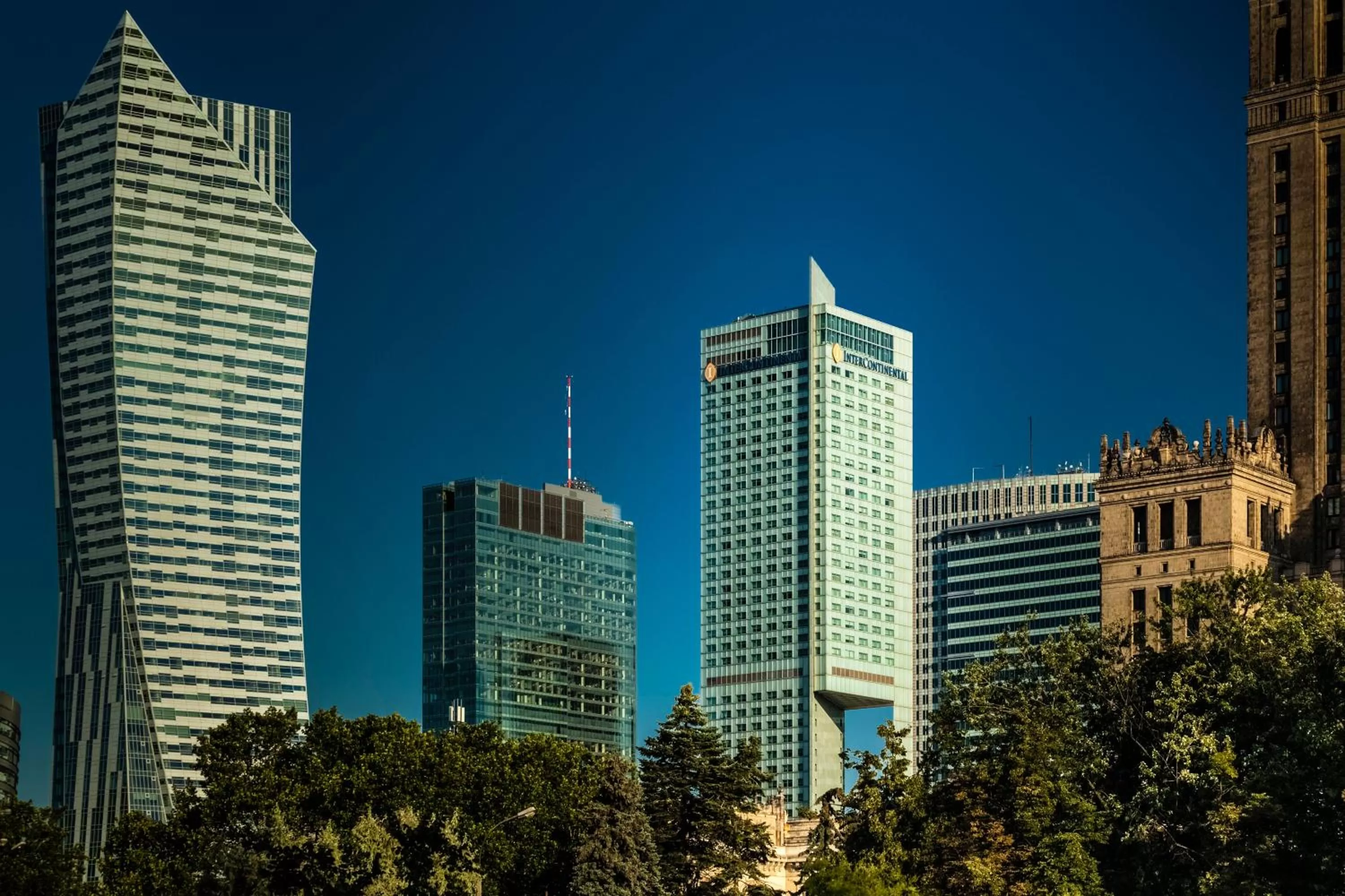 Property building in InterContinental Warszawa by IHG
