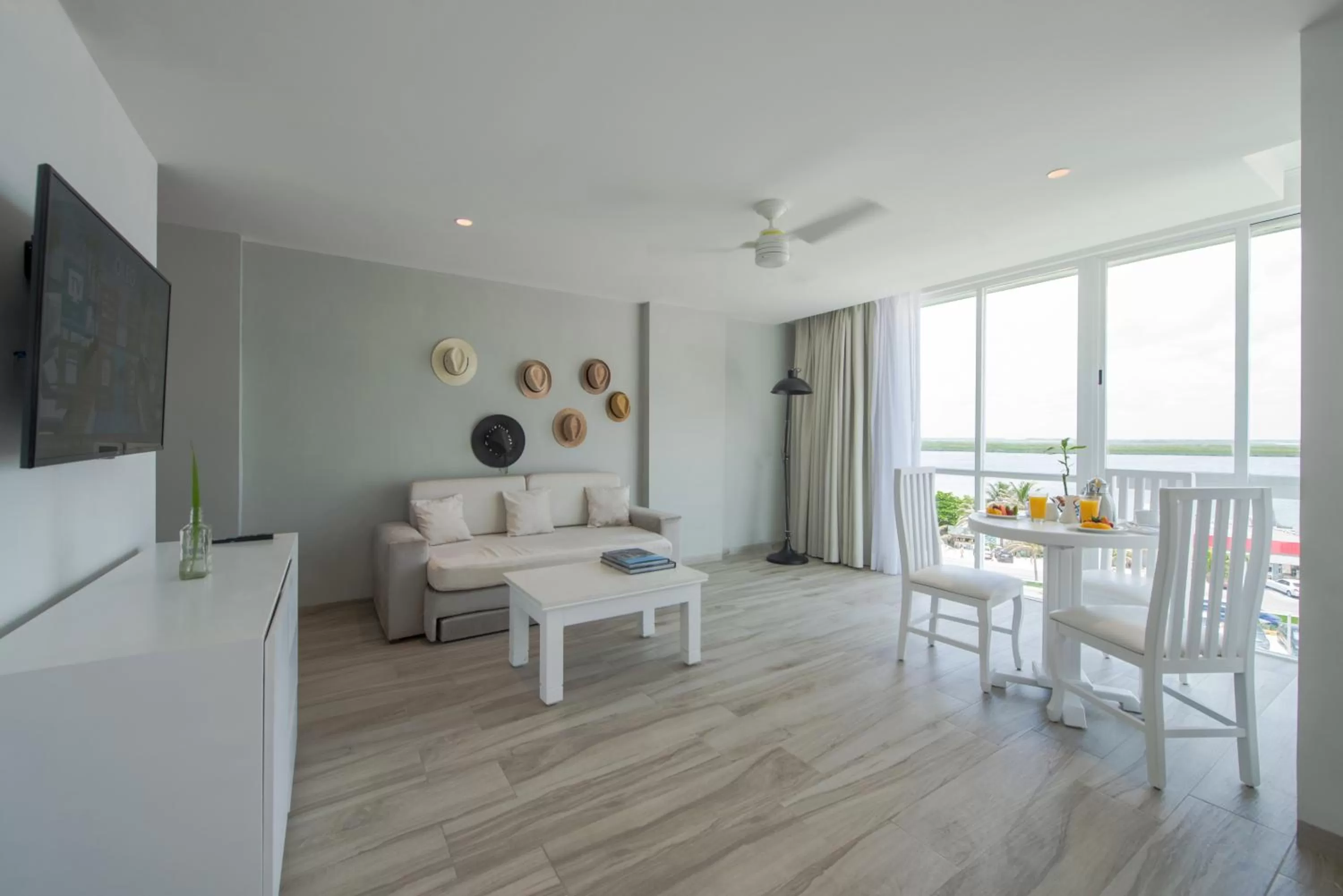 Living room in Oleo Cancun Playa All Inclusive Resort