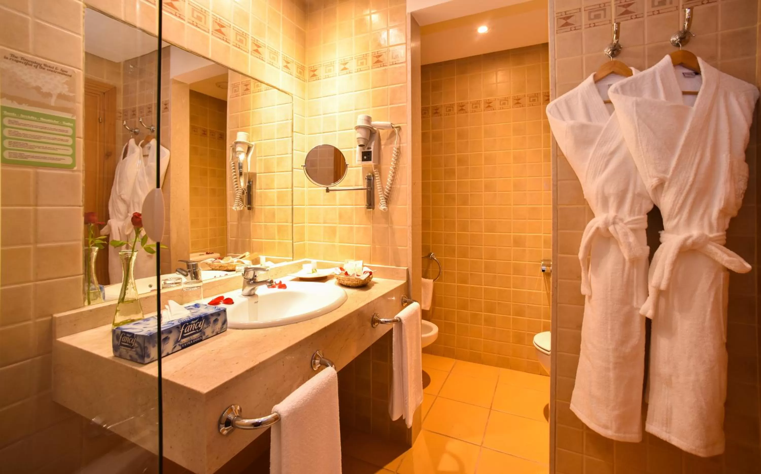 Shower in Hotel Timoulay and Spa Agadir