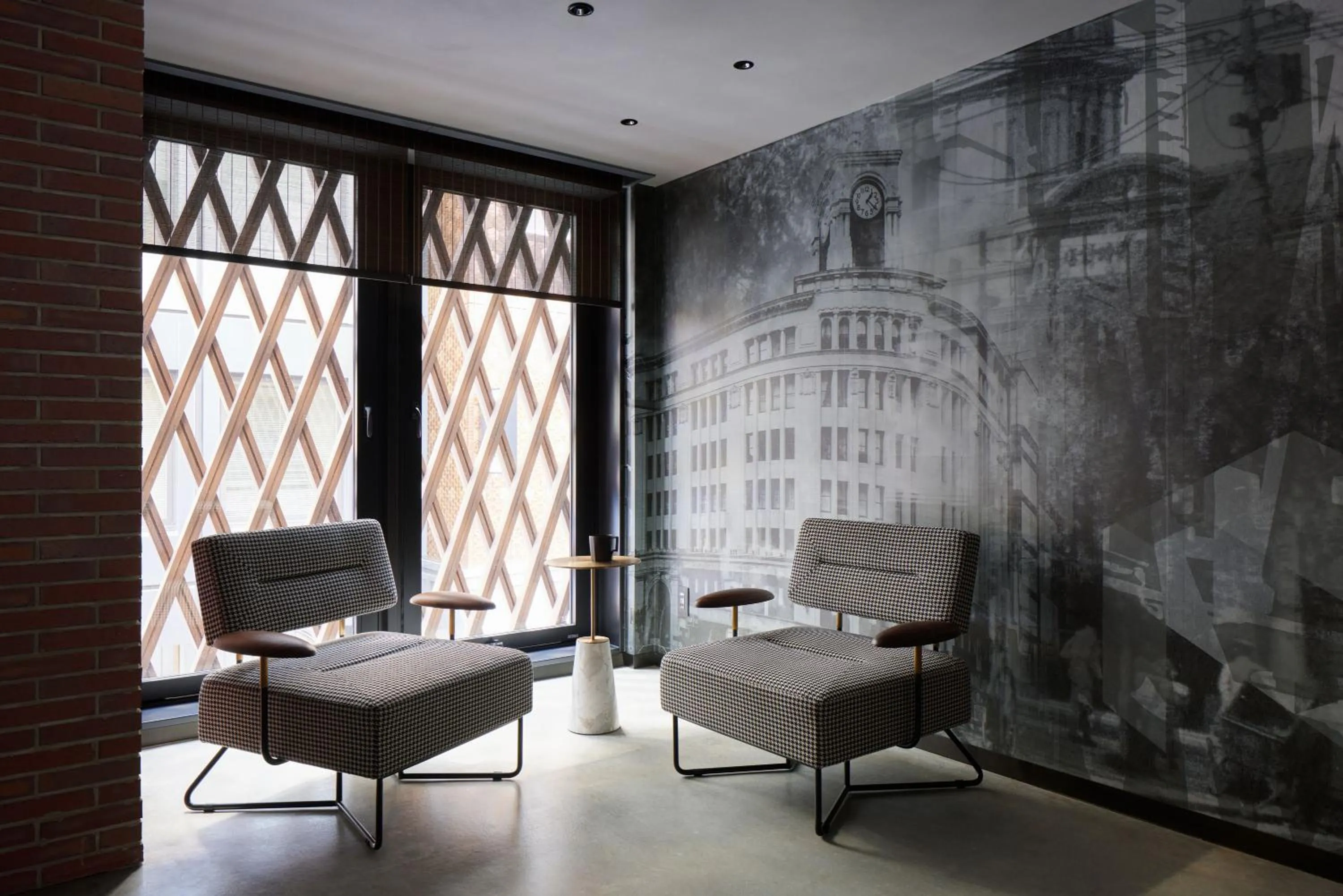 Lobby or reception in the b ginza