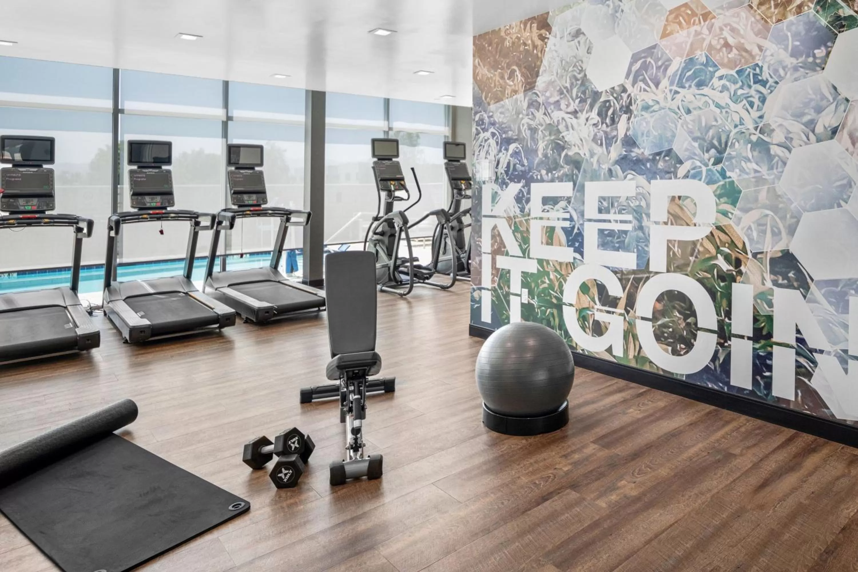 Fitness centre/facilities in SpringHill Suites by Marriott Riverside Redlands