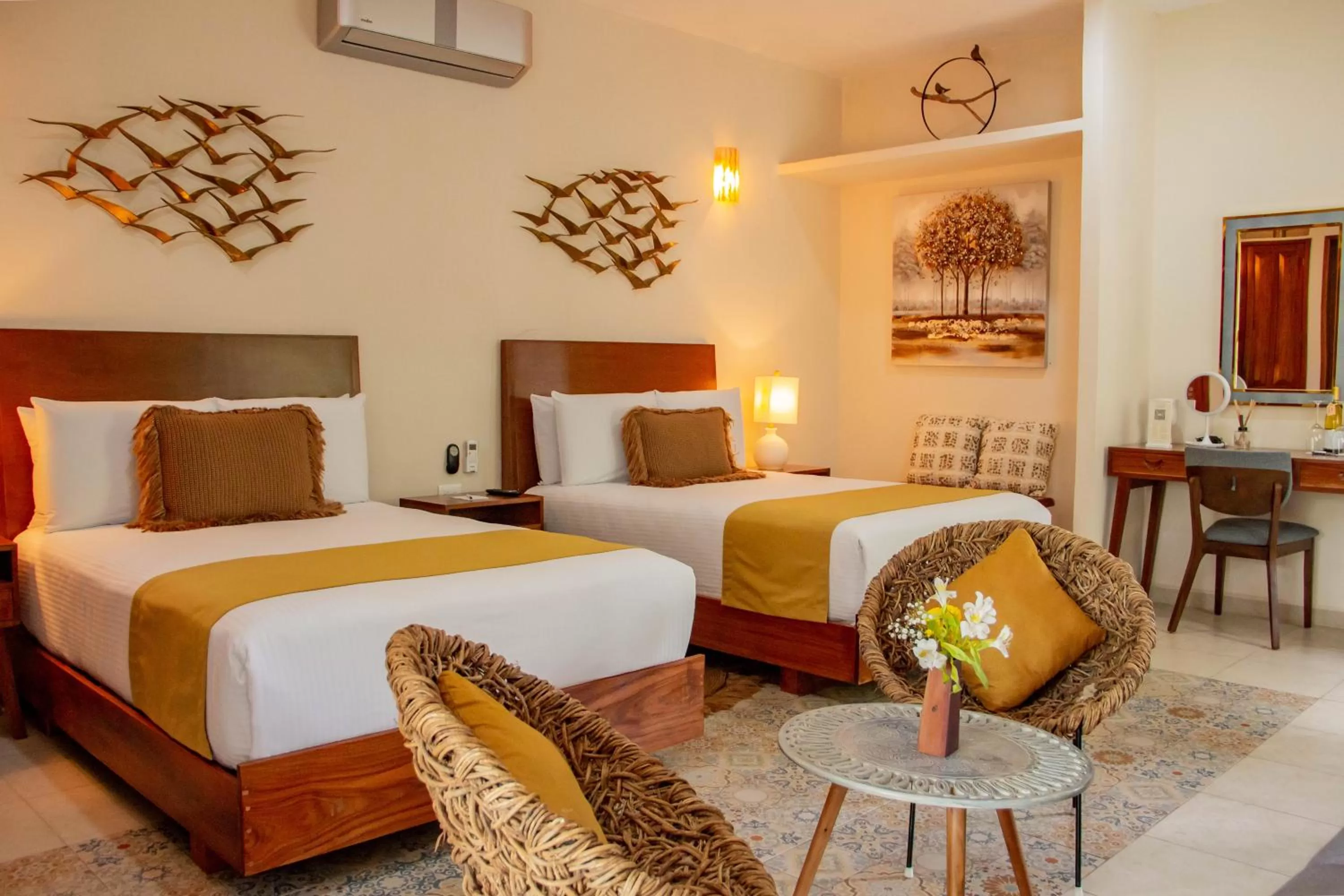 Bed in Le Muuch Hotel Boutique