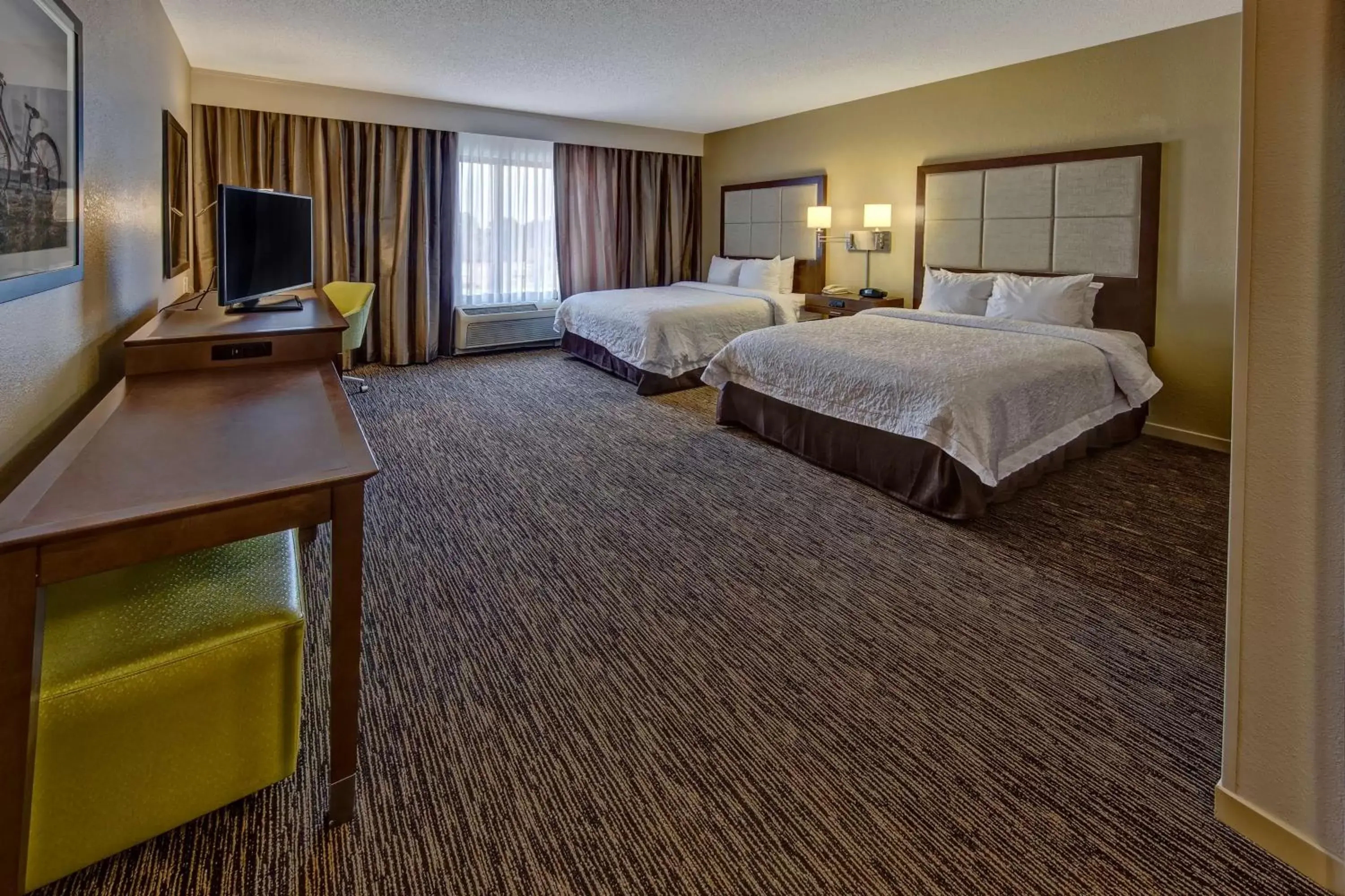 Queen Room with Two Queen Beds - Disability Access/Hearing Accessible - Non-Smoking in Hampton Inn Dunn Queen Room with Two Queen Beds - Disability Access/Hearing Accessible - Non-Smoking in Hampton Inn Dunn