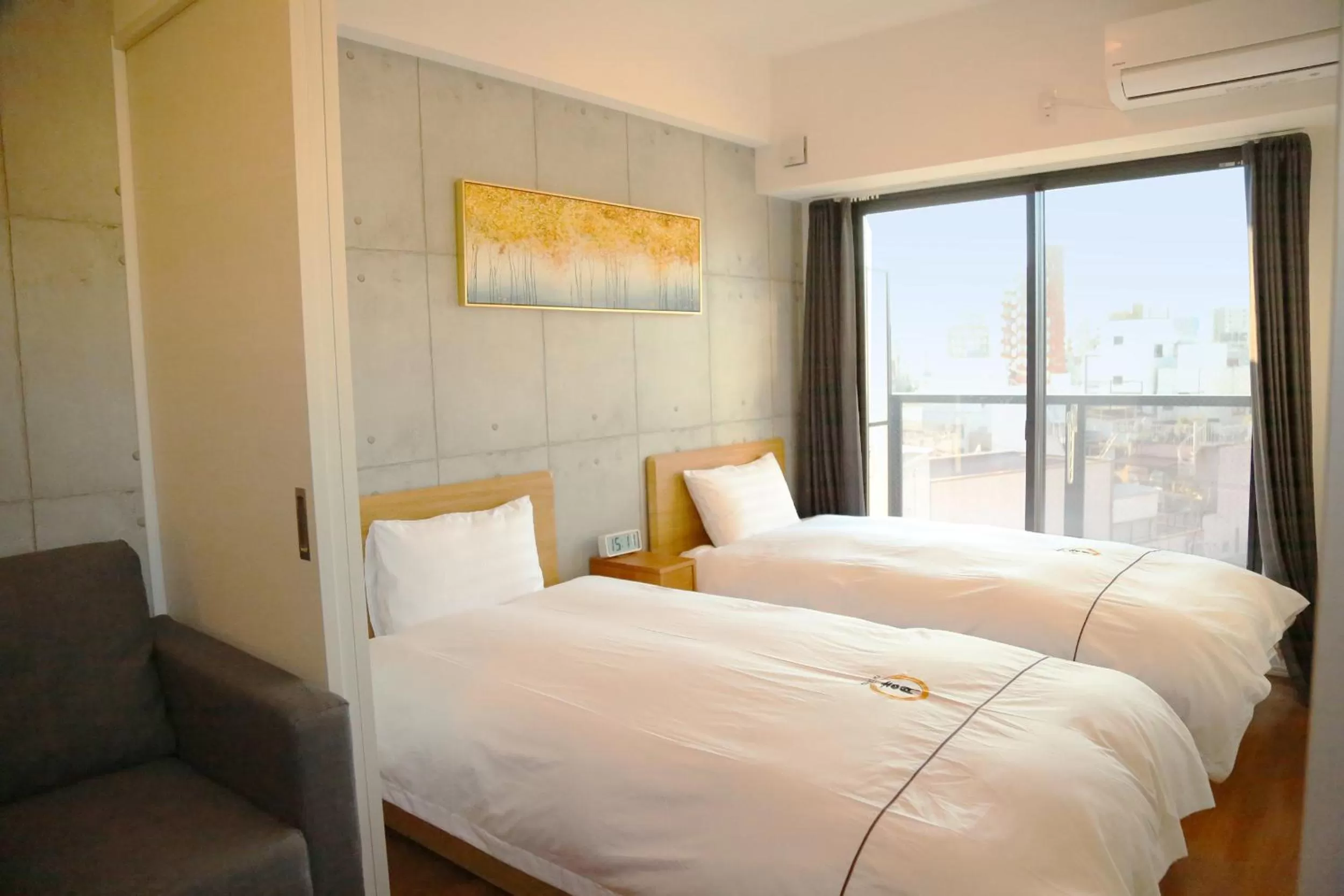 Photo of the whole room, Bed in Yoshitsuki kaku - Yoshitsuki Apart Hotel