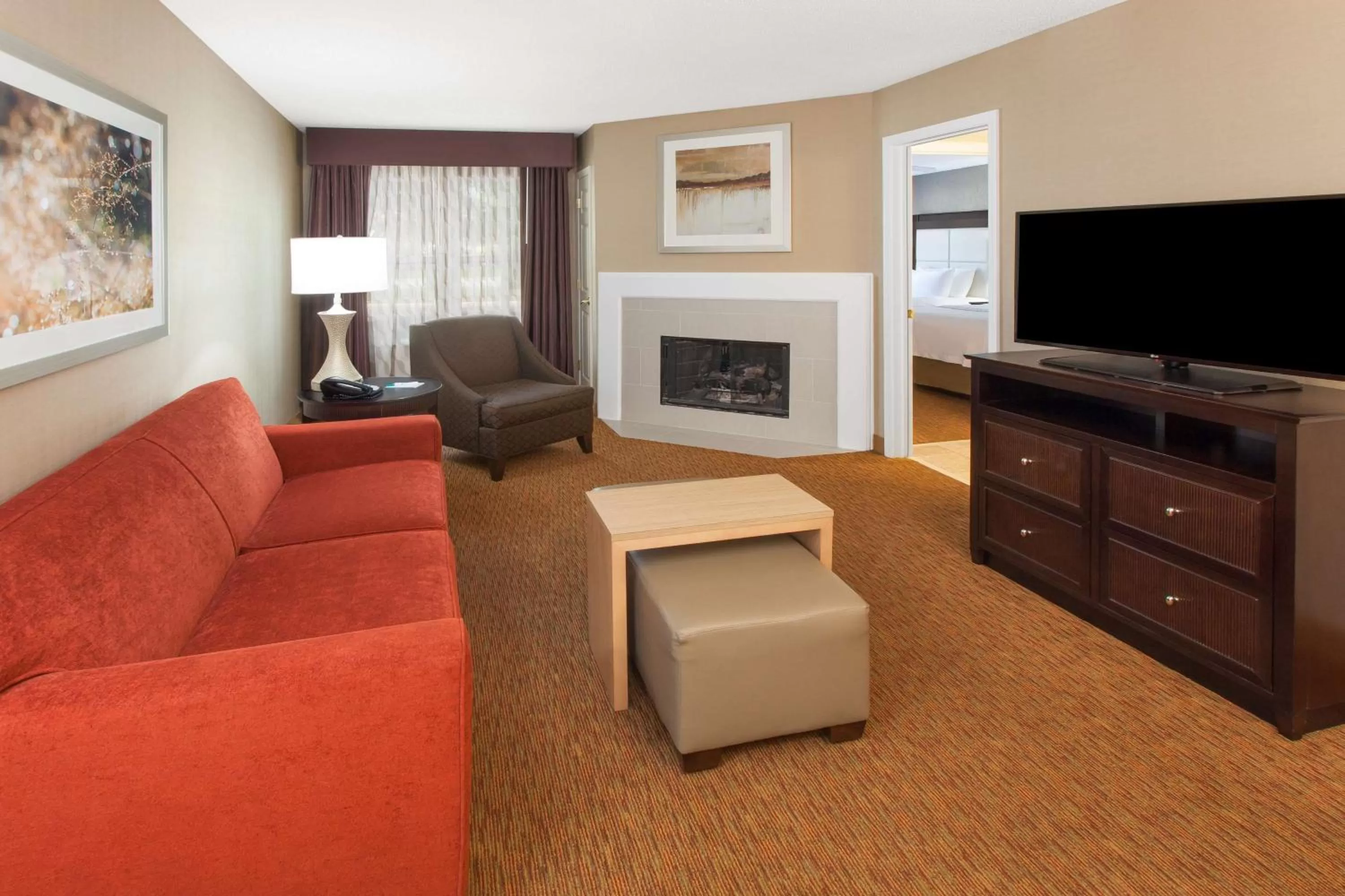 Living room in Homewood Suites Lafayette