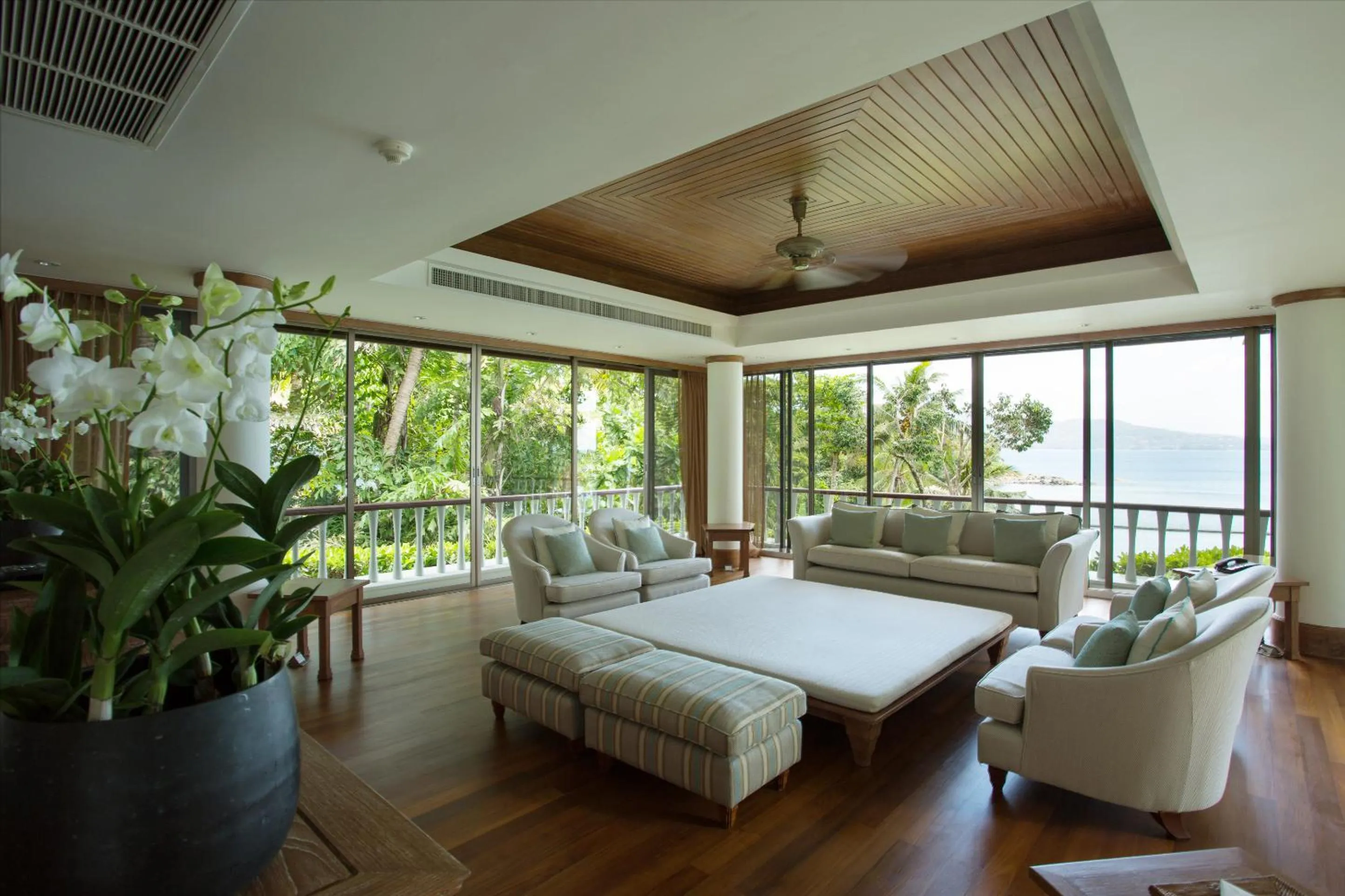 Living room in Trisara Villas & Residences Phuket