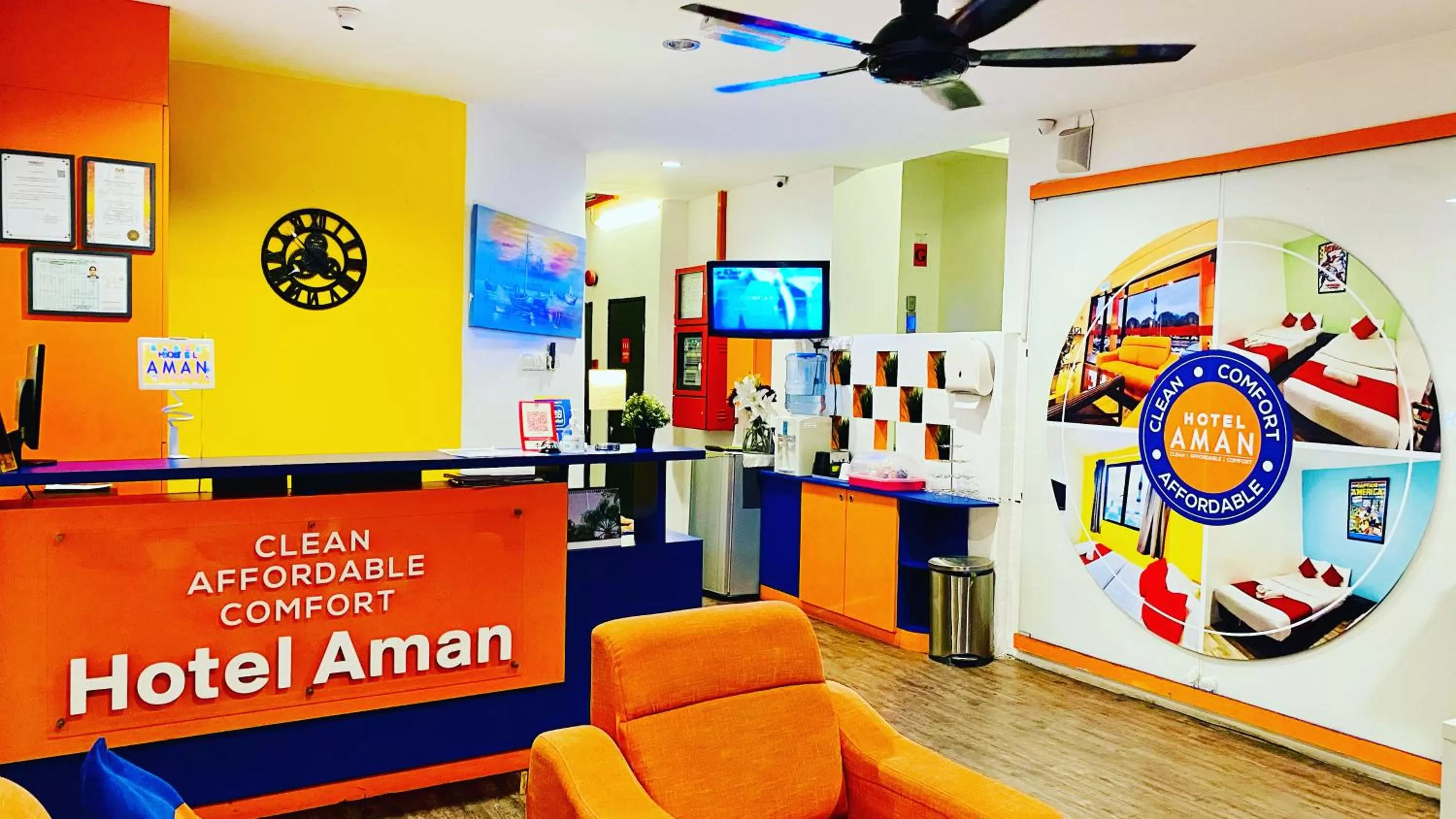 Lobby or reception in Hotel Aman- Nilai & KLIA