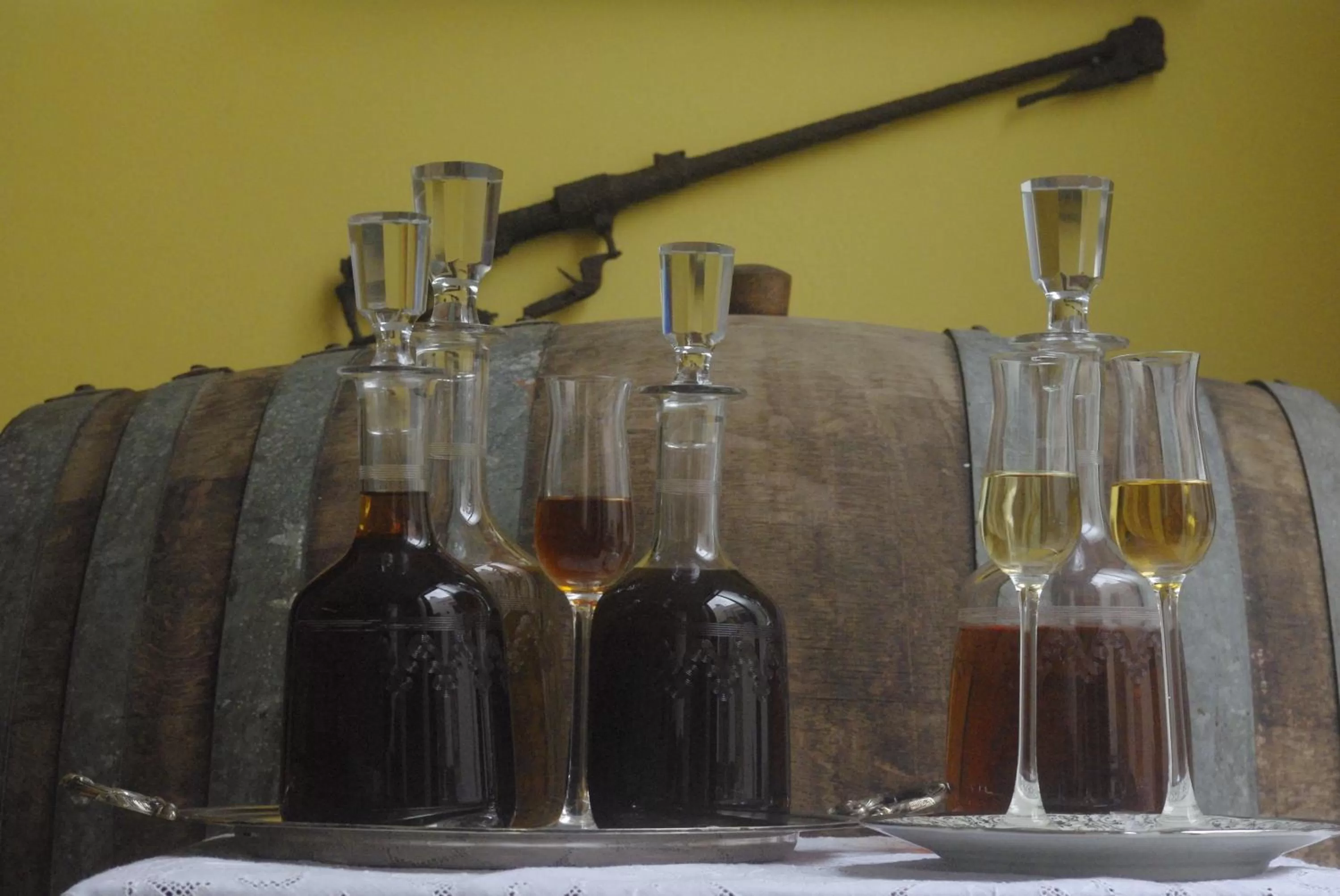 Alcoholic drinks in B&B Via Roma