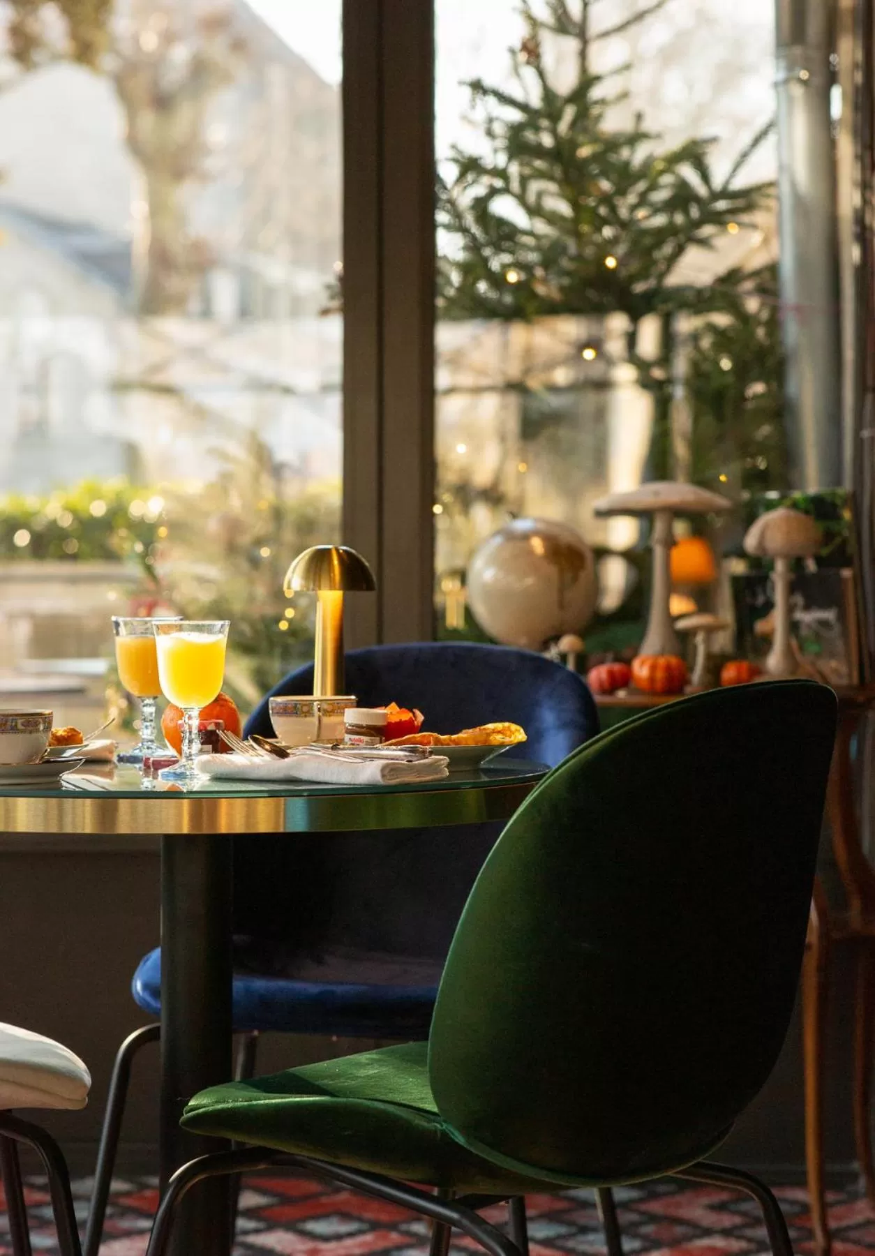 Breakfast in Hôtel & SPA Le Chêne Vert