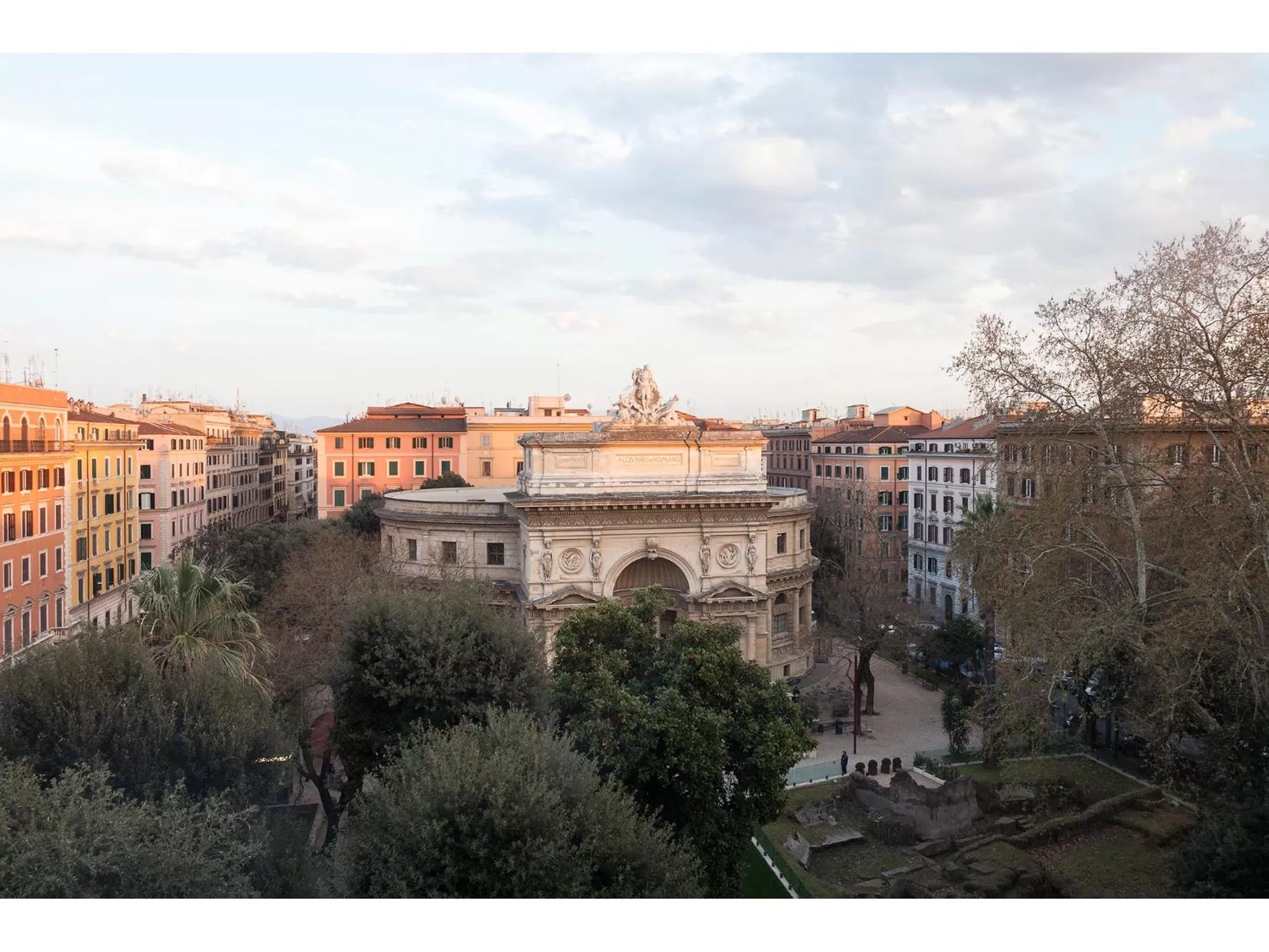 Garden view in Hotel Kennedy