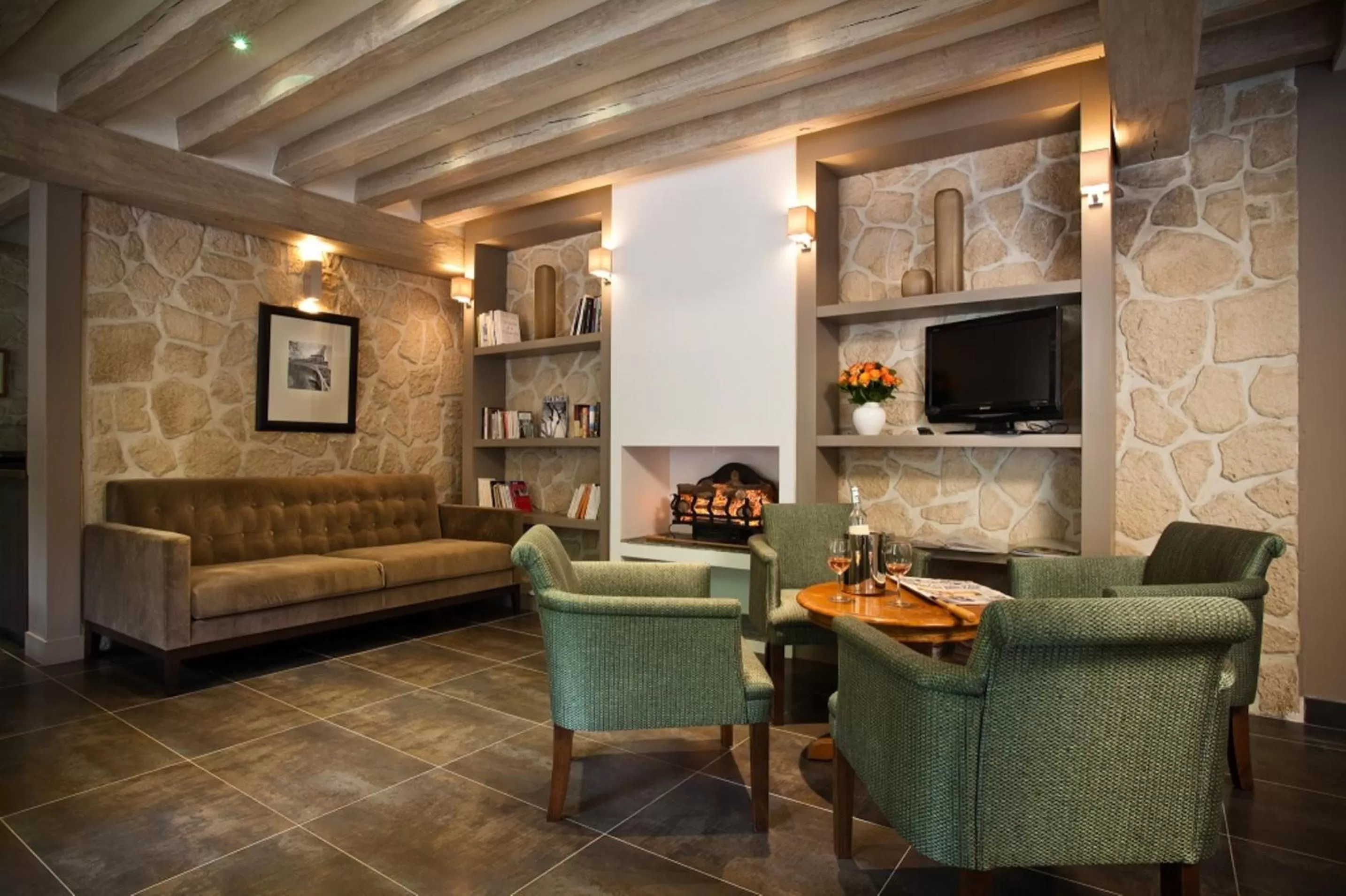 Lounge or bar in Hôtel Du Printemps