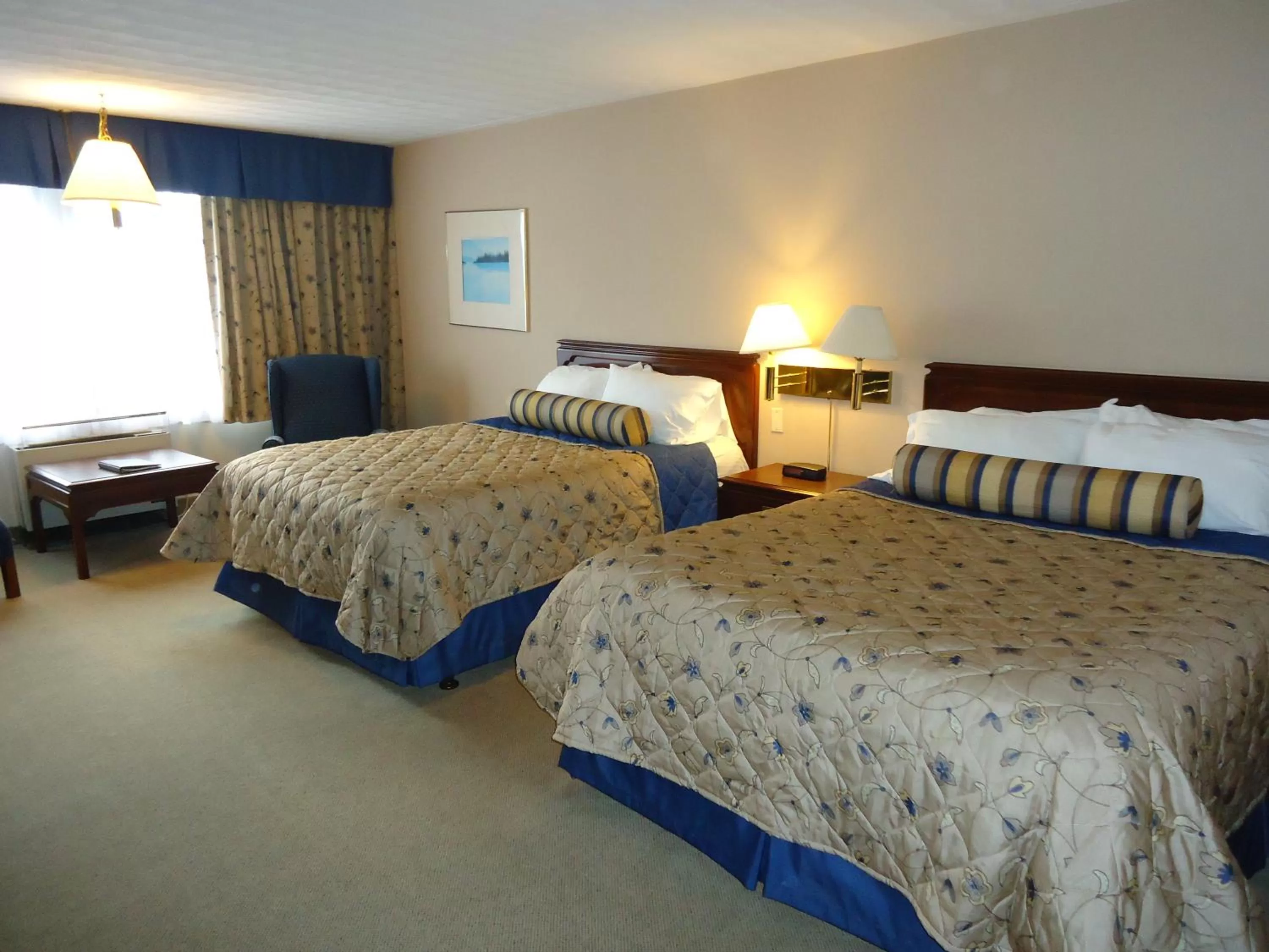 Bed in The Fredericton Inn