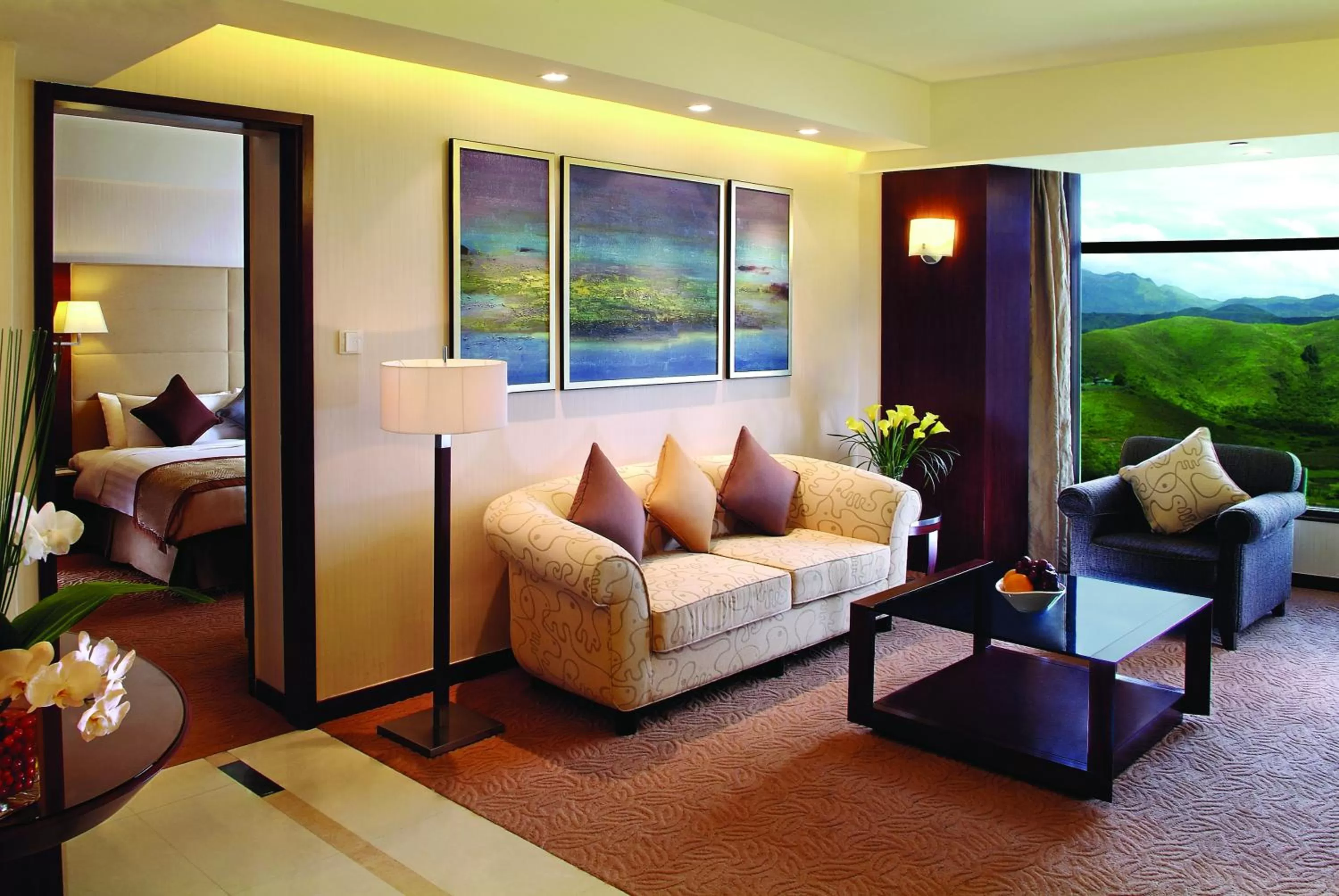 Seating area in Shangri-La Shenzhen