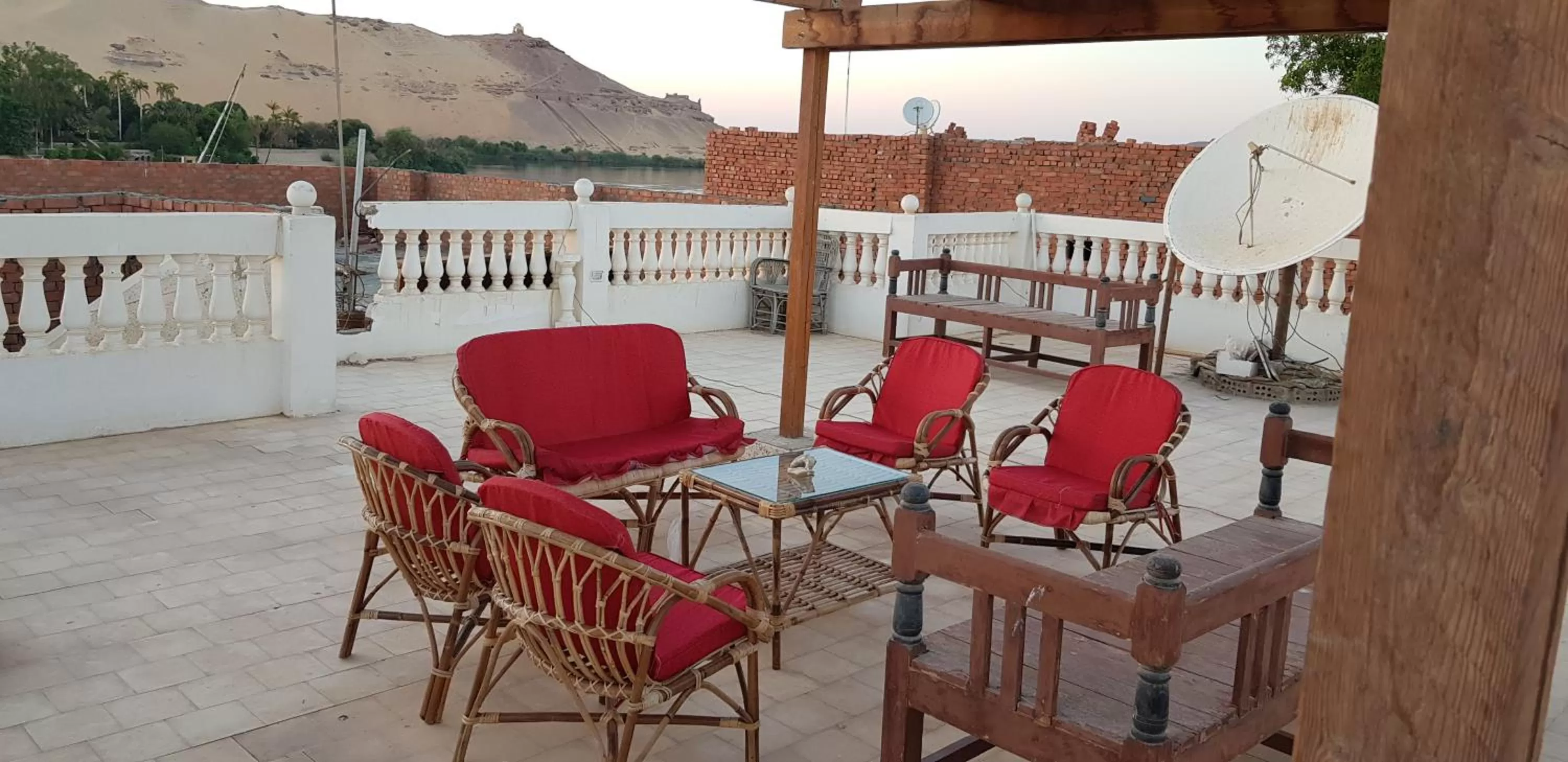 Balcony/Terrace in Taharka Nubian House