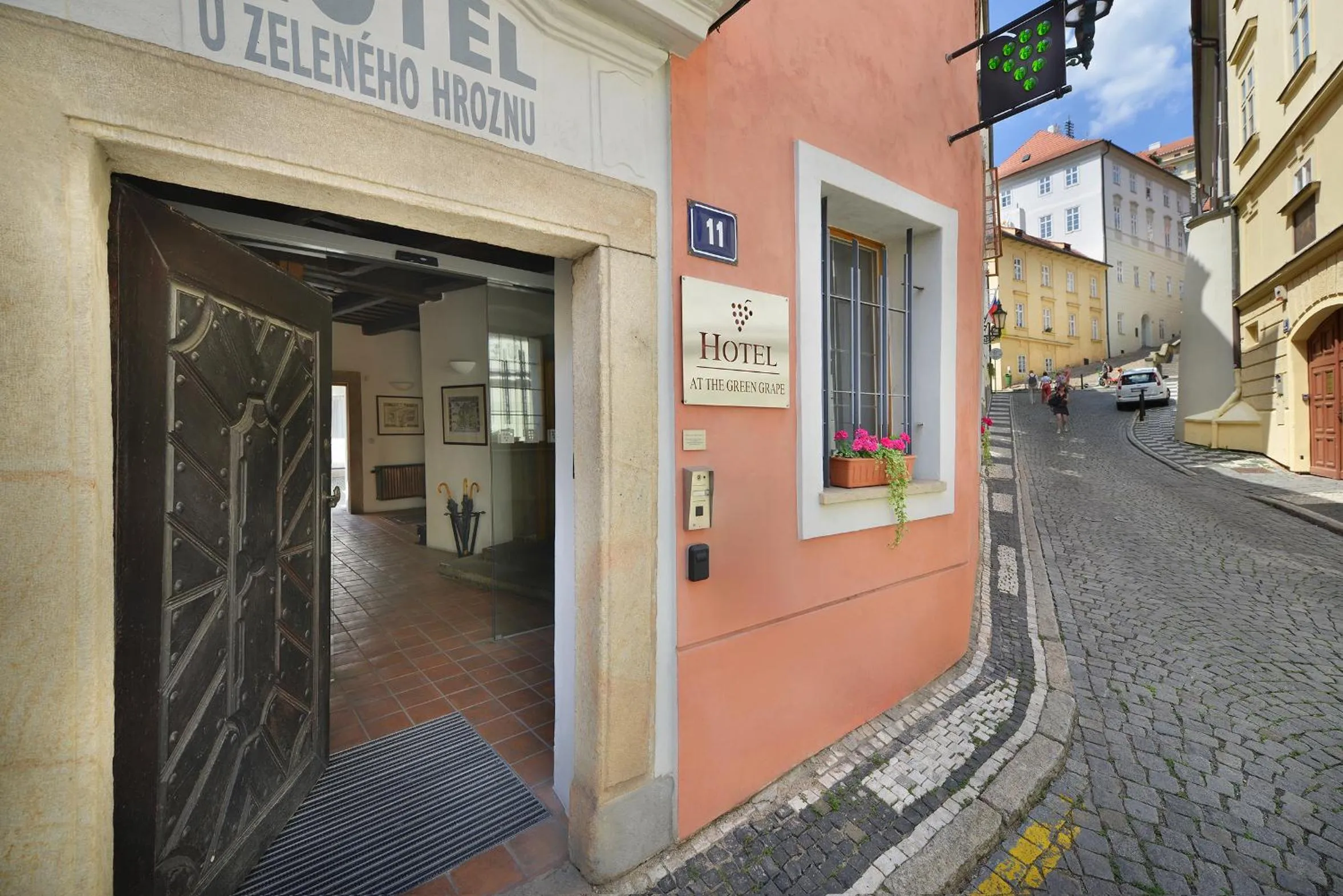 Property building in Hotel At the Green Grape