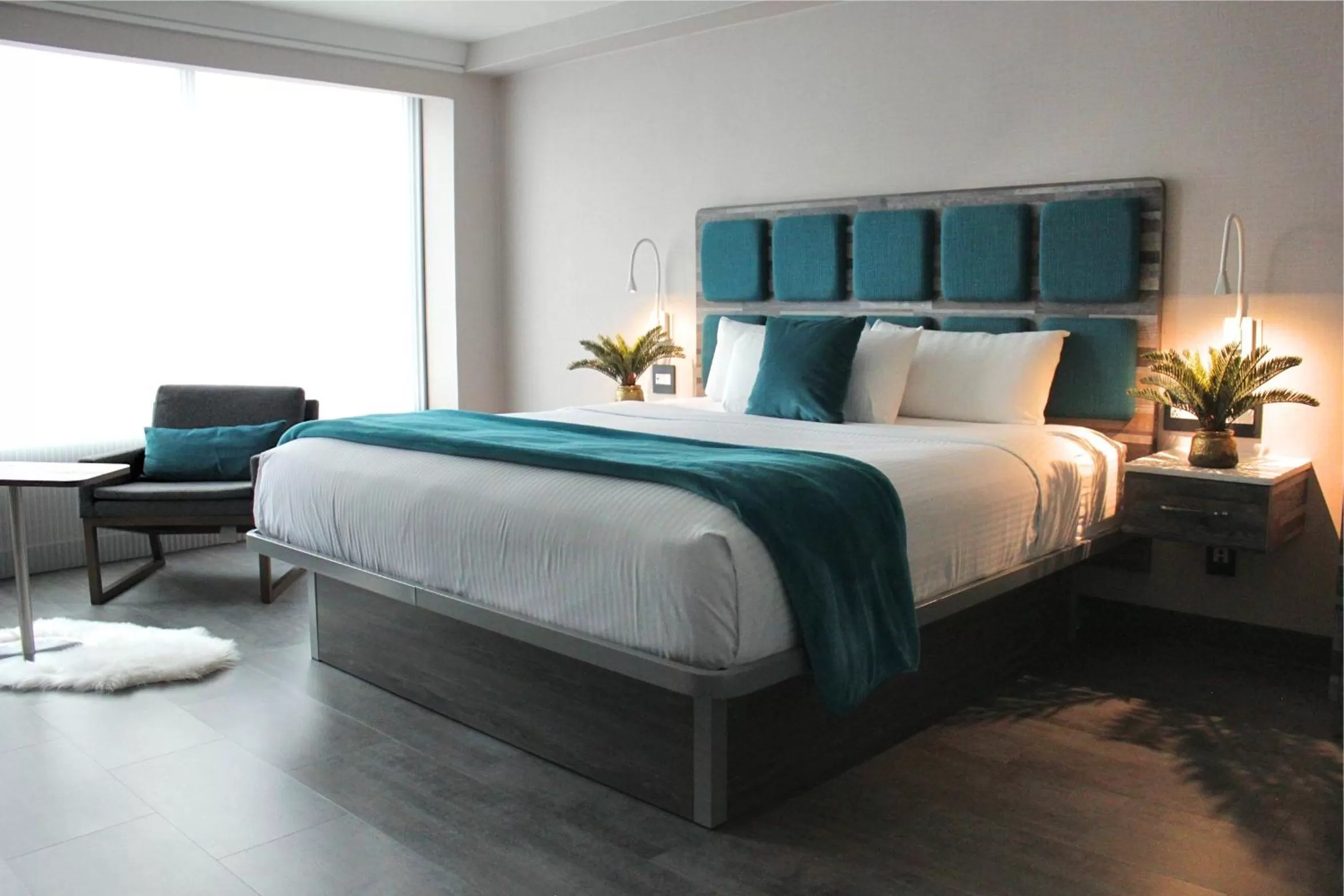 Bedroom, Bed in Hotel Le Bleu