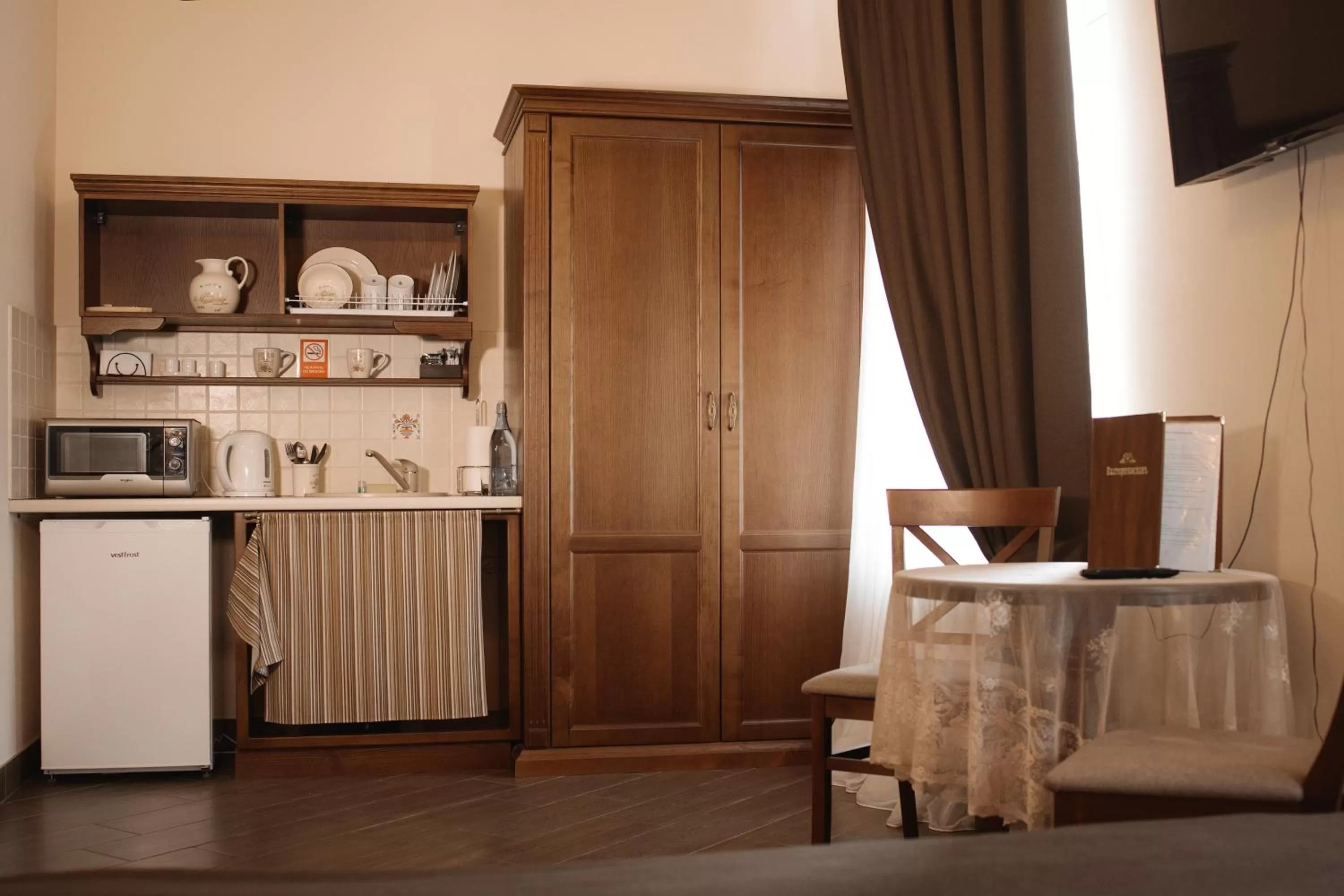 Dining area, Kitchen/Kitchenette in Ekaterinoslav