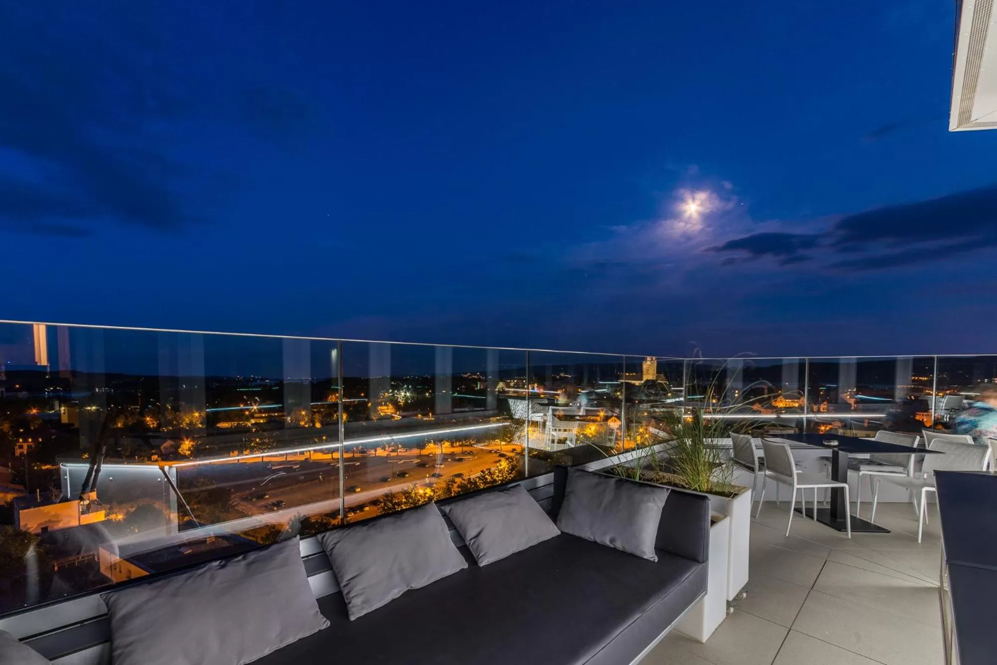 Balcony/Terrace in aquaTurm Hotel & Energie