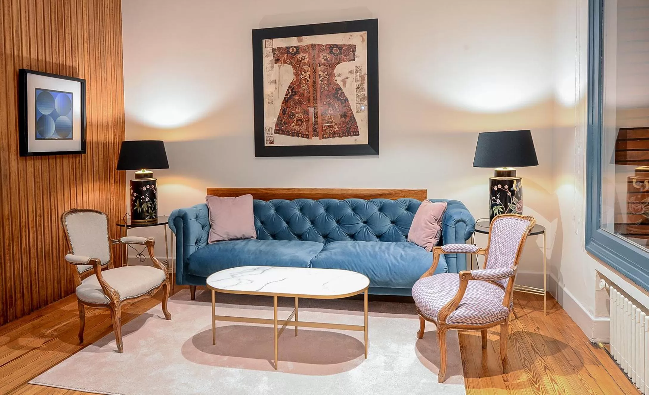 Living room in Hotel Alcazar Irun