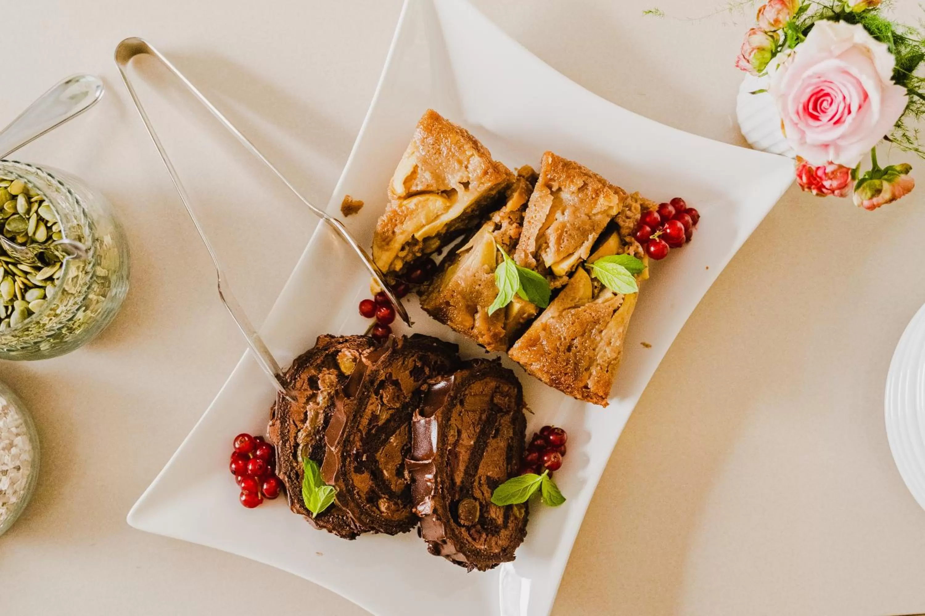 Food close-up in Hotel Willa Flora