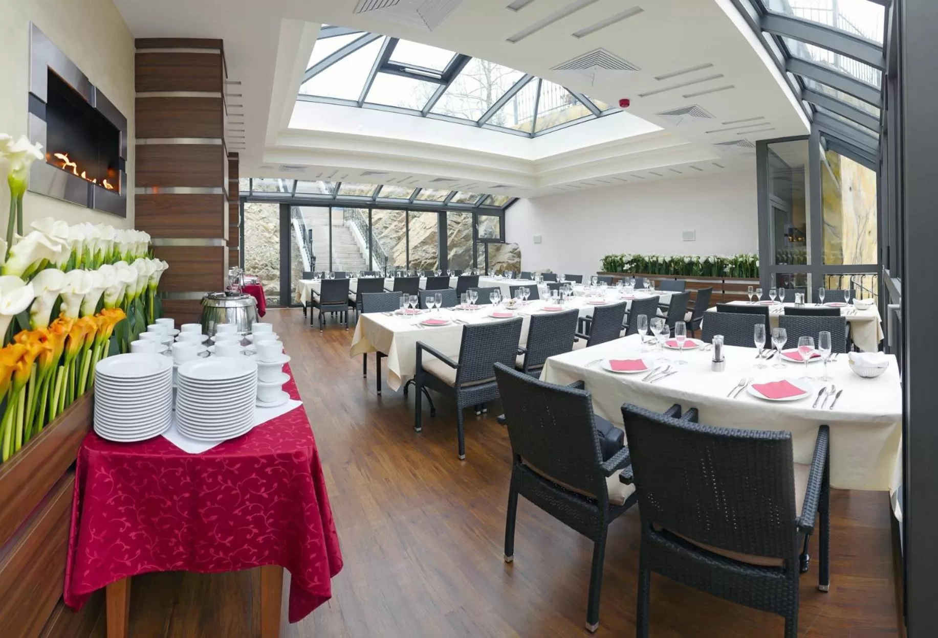 Balcony/Terrace in Hotel Dvorana