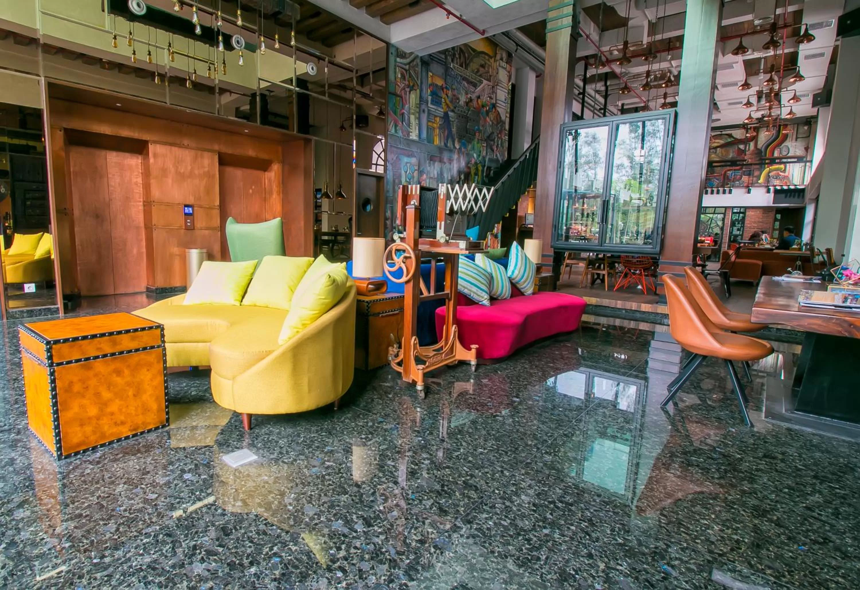 Lobby or reception in Posto Dormire Hotel