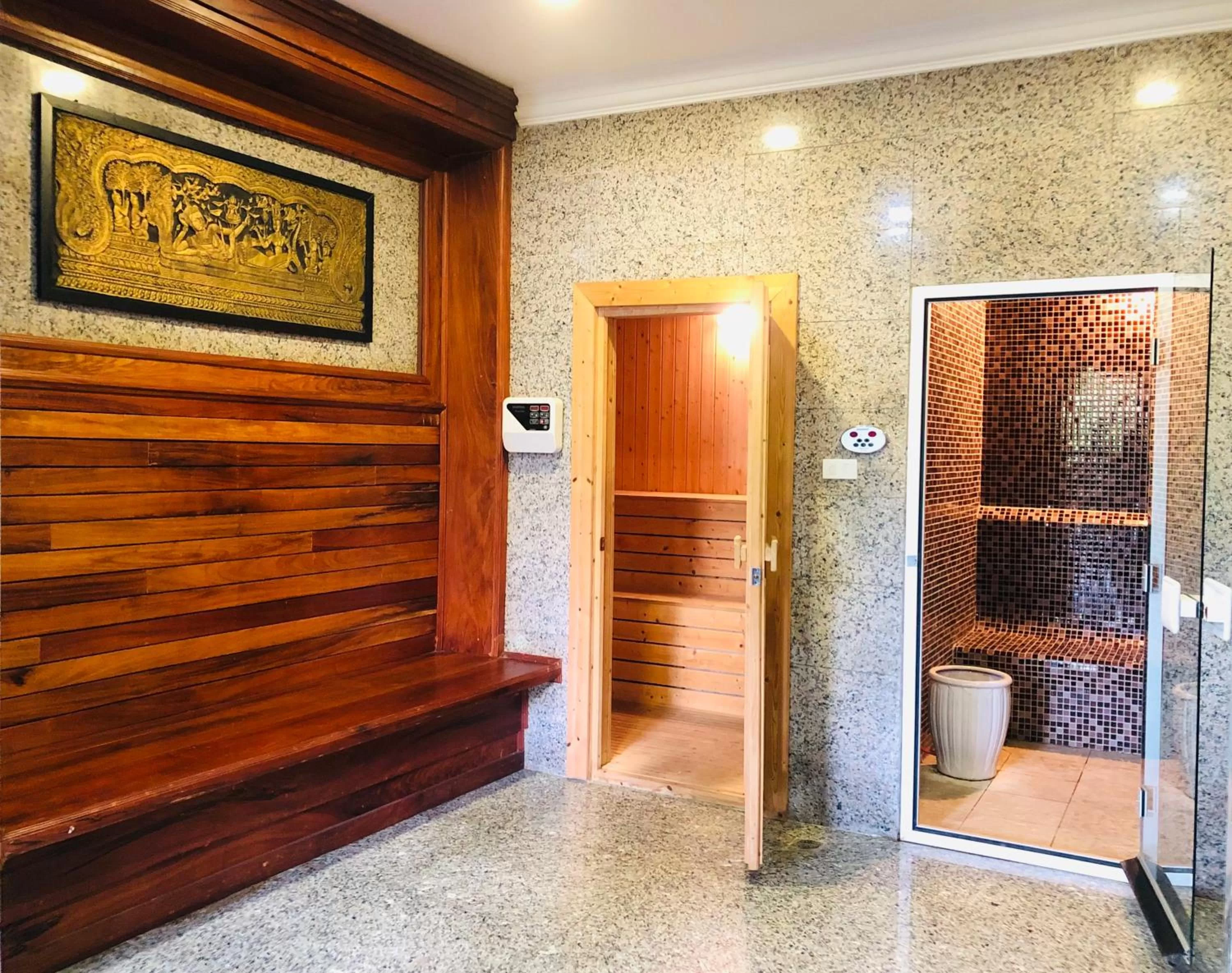 Sauna in Try Palace Resort-Kep