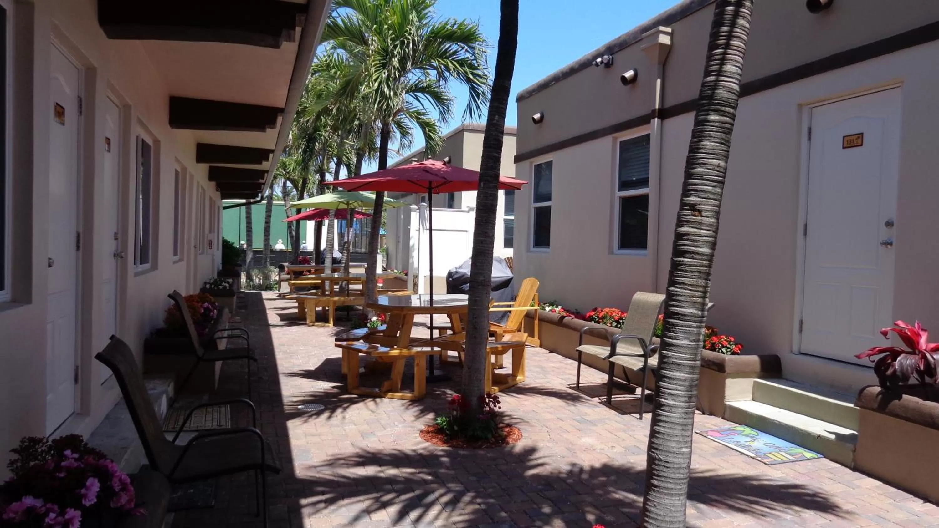 Patio in Caribbean Resort by the Ocean