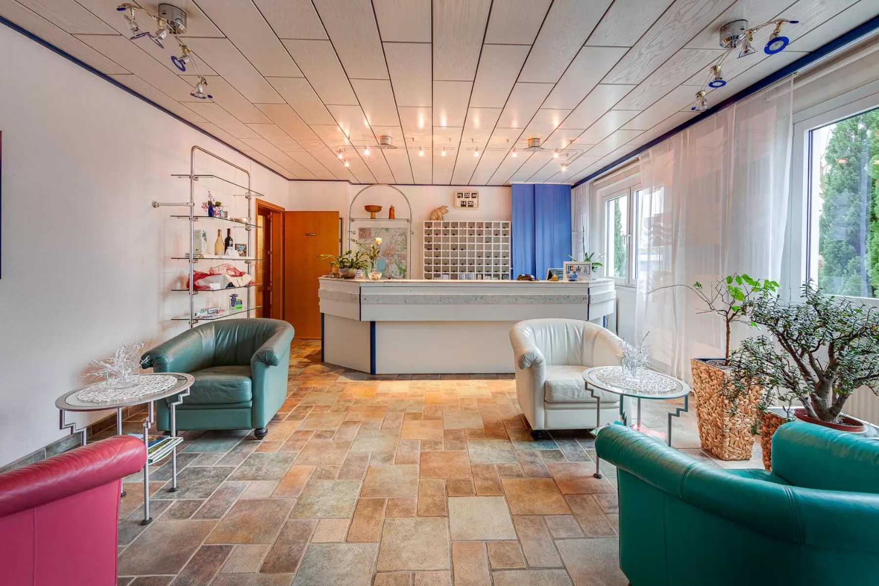 Lobby or reception in Hotel Horizont GmbH