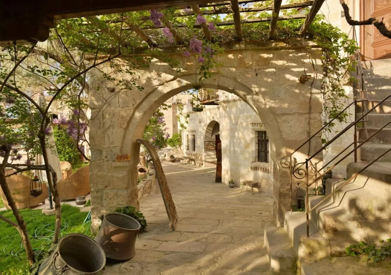 Facade/entrance in Kelebek Cave Hotel