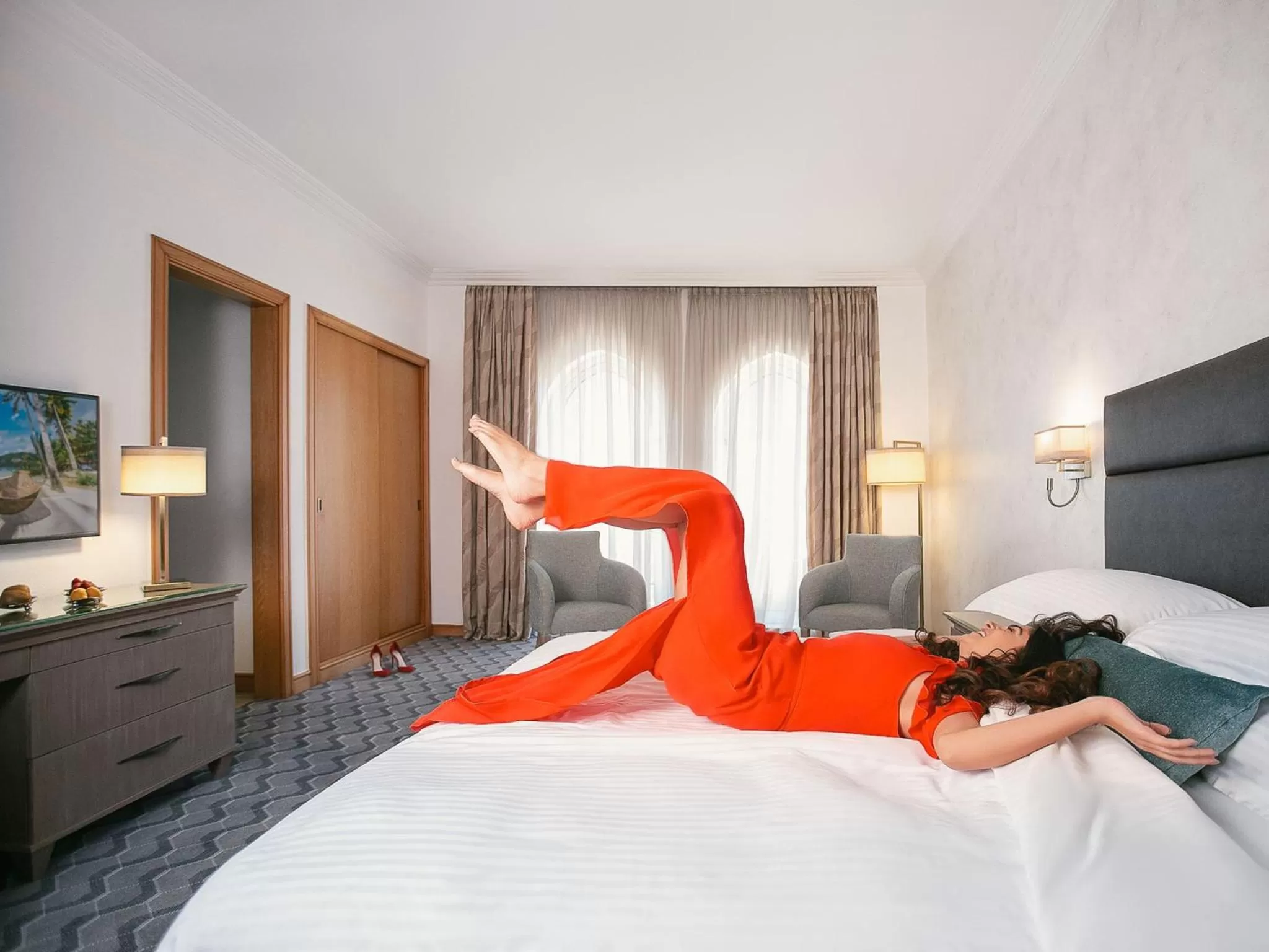 Bed in Gefinor Rotana – Beirut