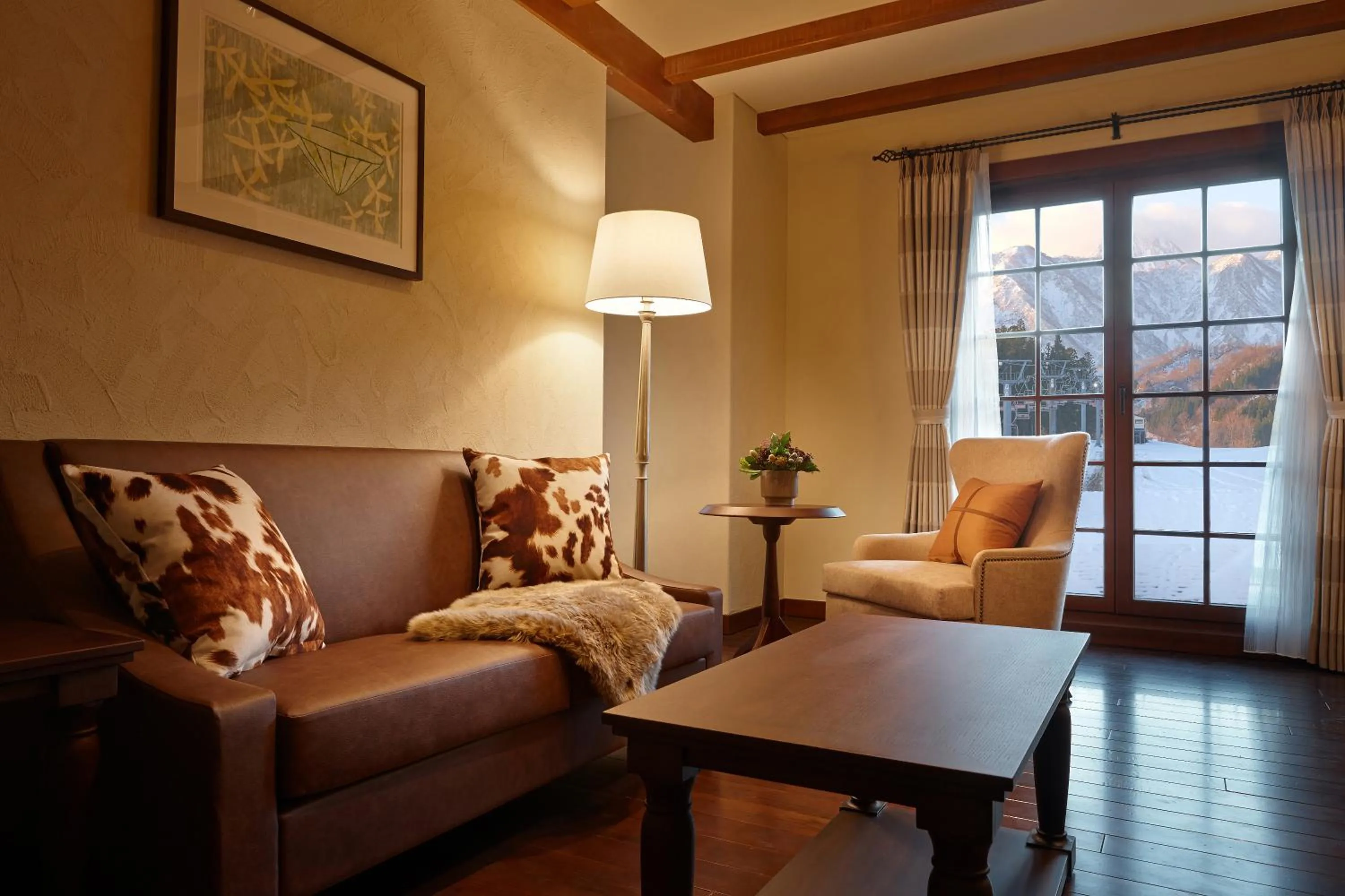 Living room in Lotte Arai Resort