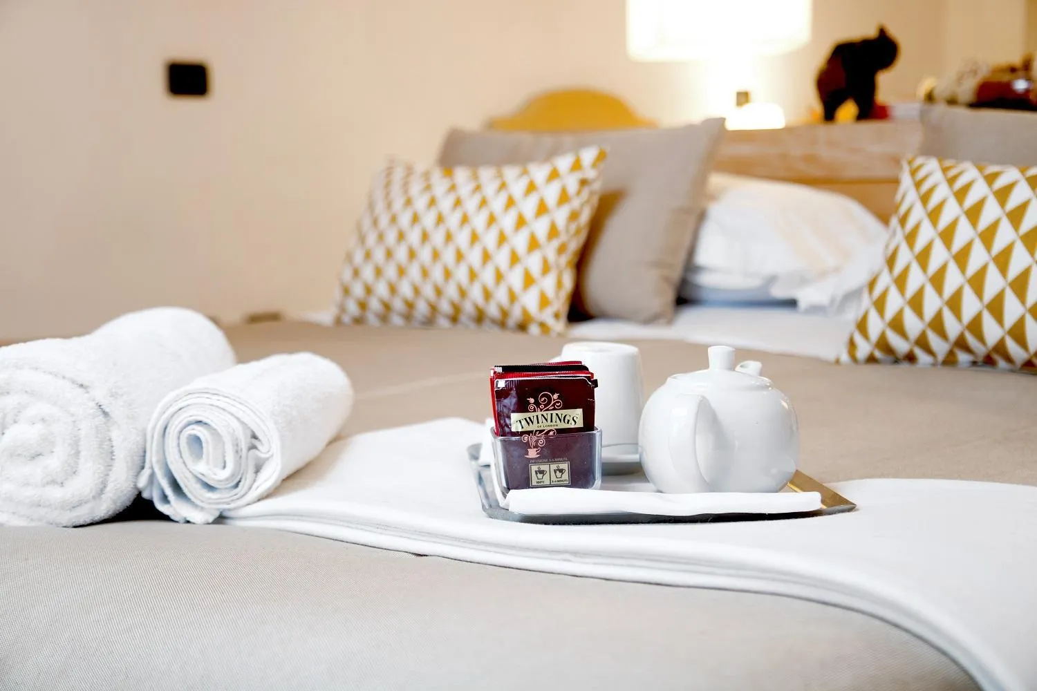 Bedroom, Bed in Hotel Rivage