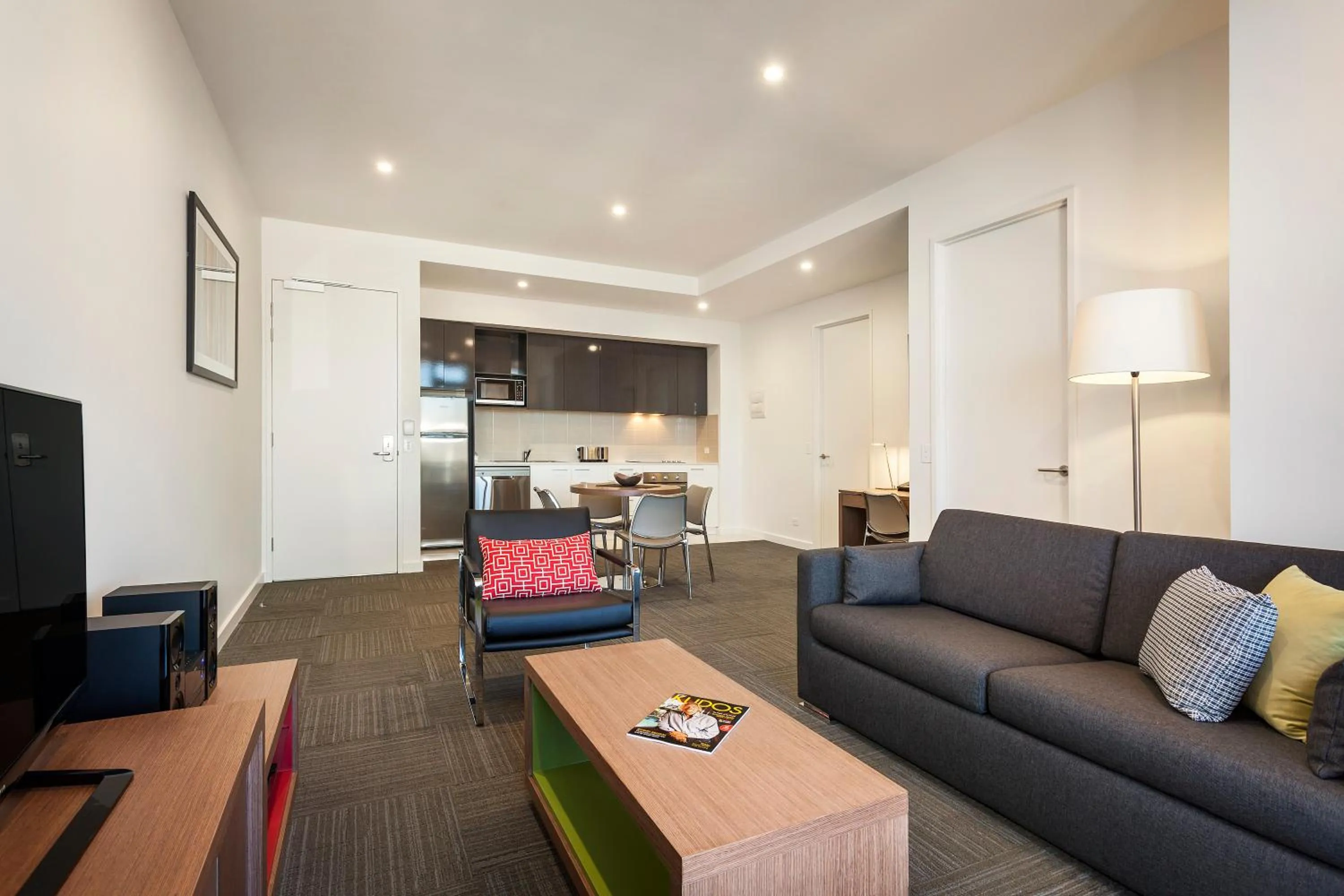 Living room in Quest on Franklin