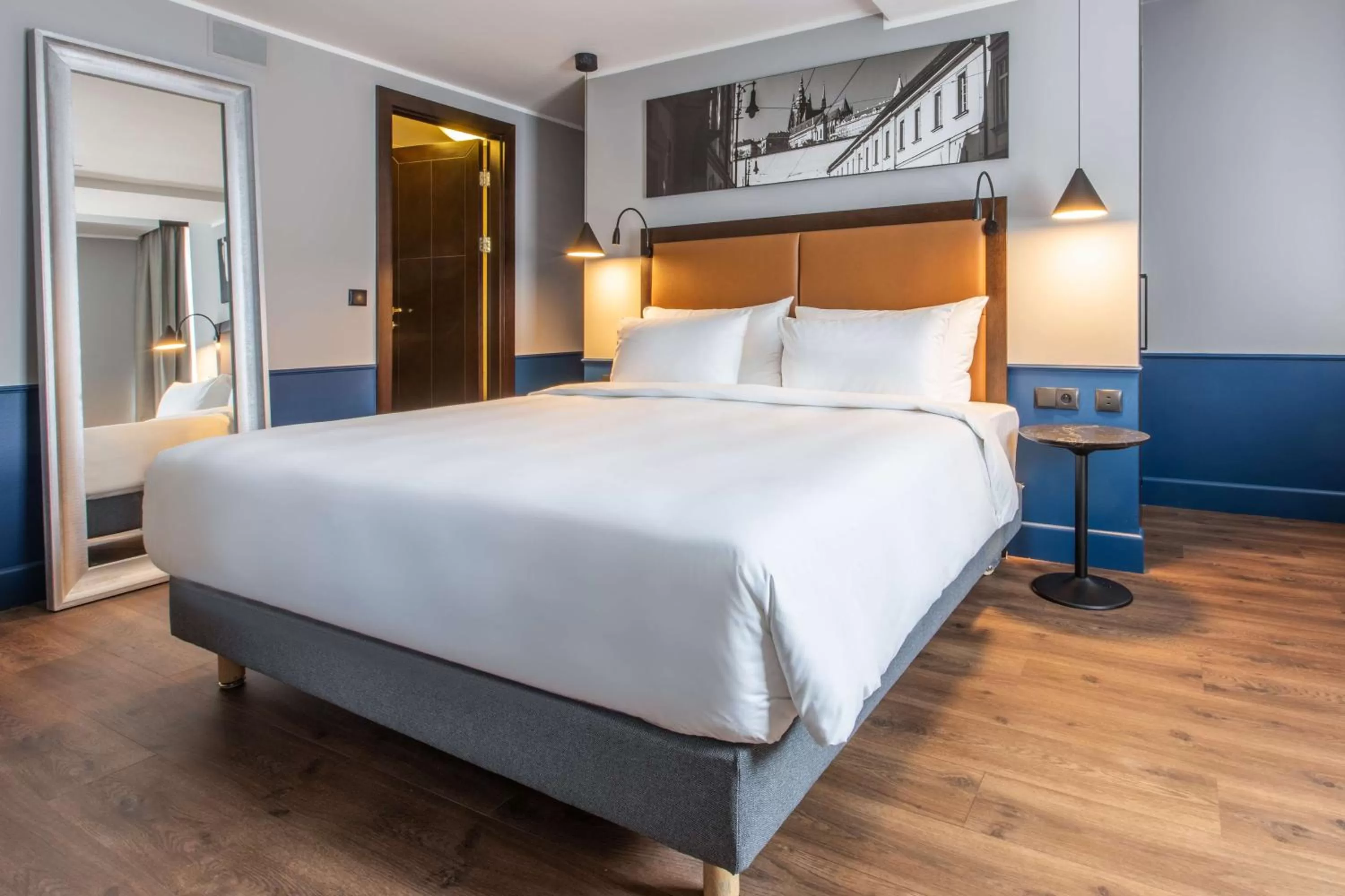 Photo of the whole room, Bed in Radisson Blu Hotel Prague