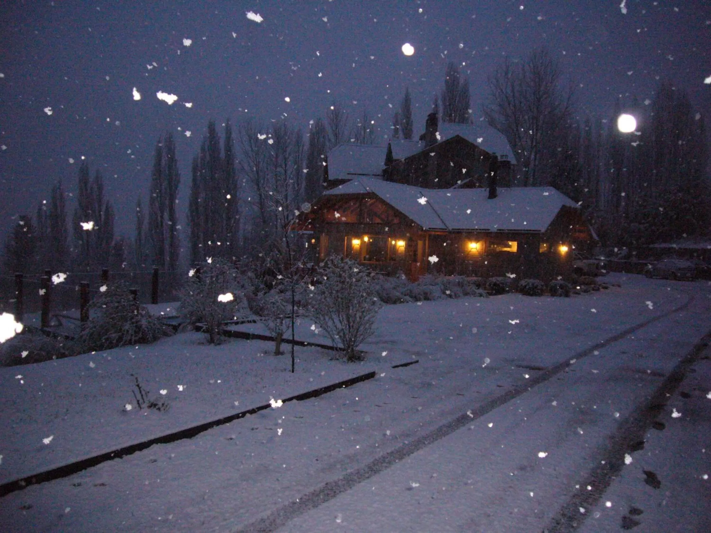 Facade/entrance, Winter in Casona Del Alto