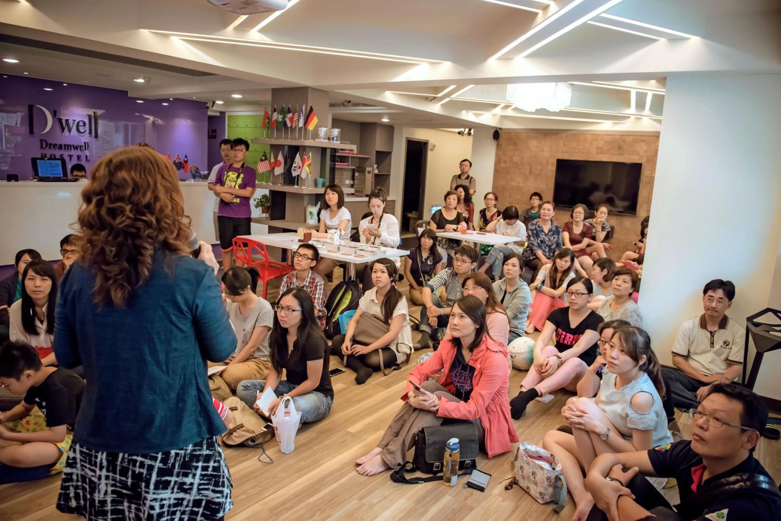 Lobby or reception in 旅悅 國際青年旅館 DreamWell Hostel