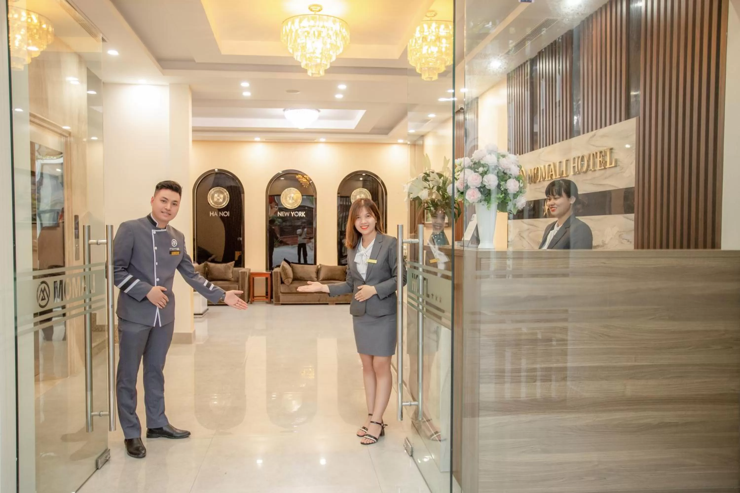Lobby or reception in MOMALI Hotel Ninh Binh