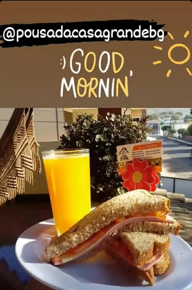 Breakfast in Pousada Casa Grande