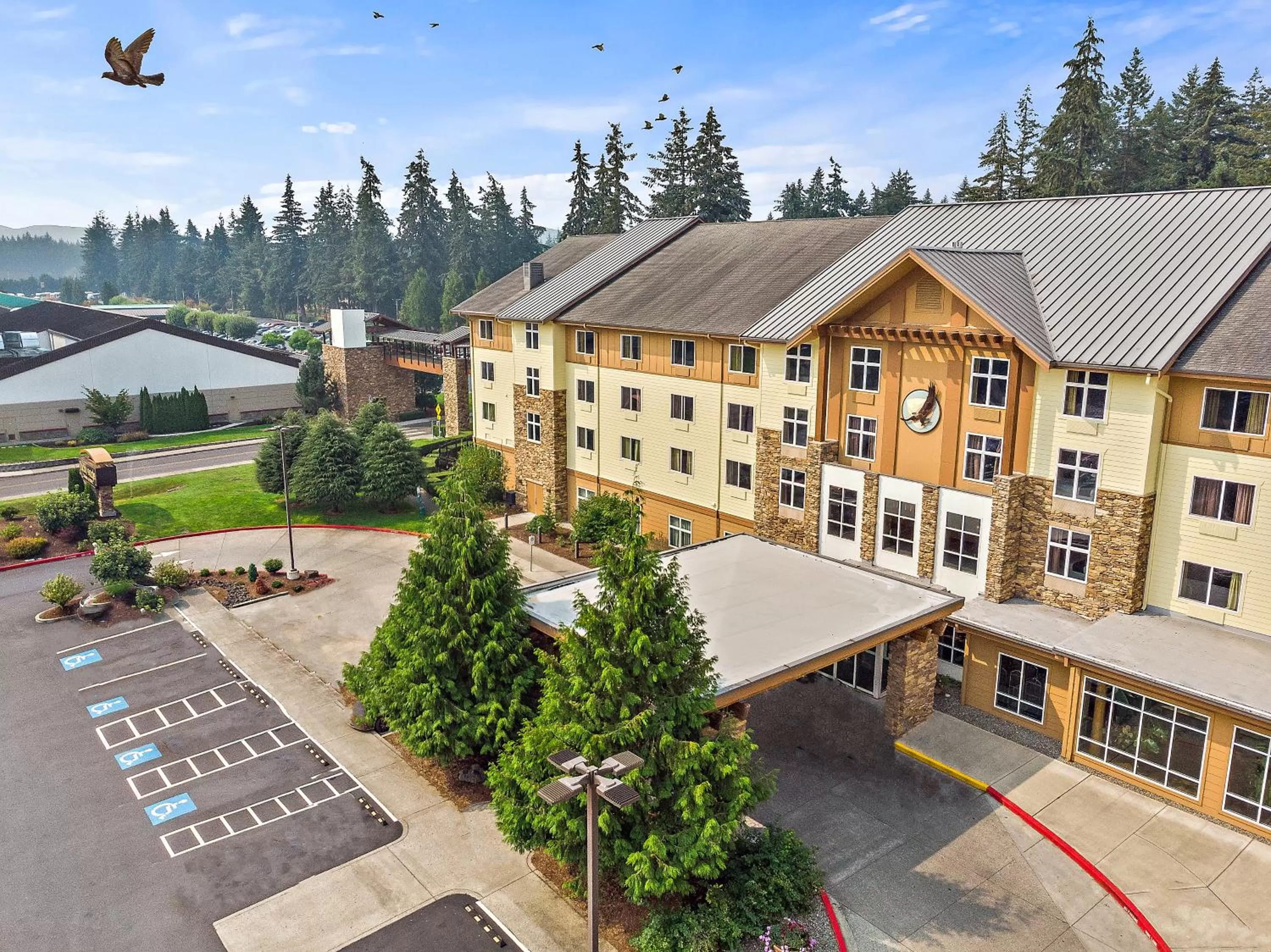 Facade/entrance in Lucky Eagle Casino & Hotel (Washington)