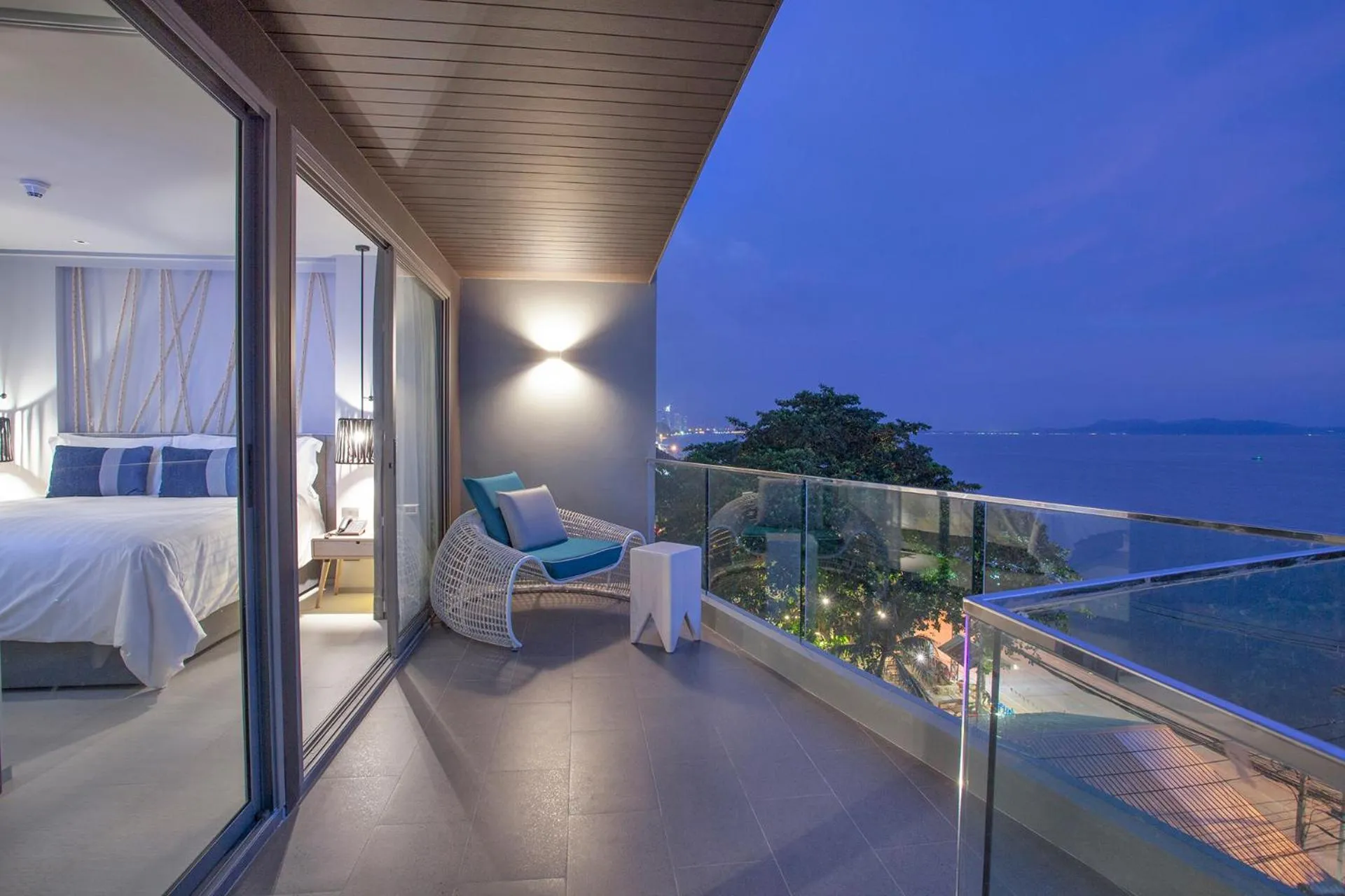 Balcony/Terrace, Bed in U Jomtien Pattaya